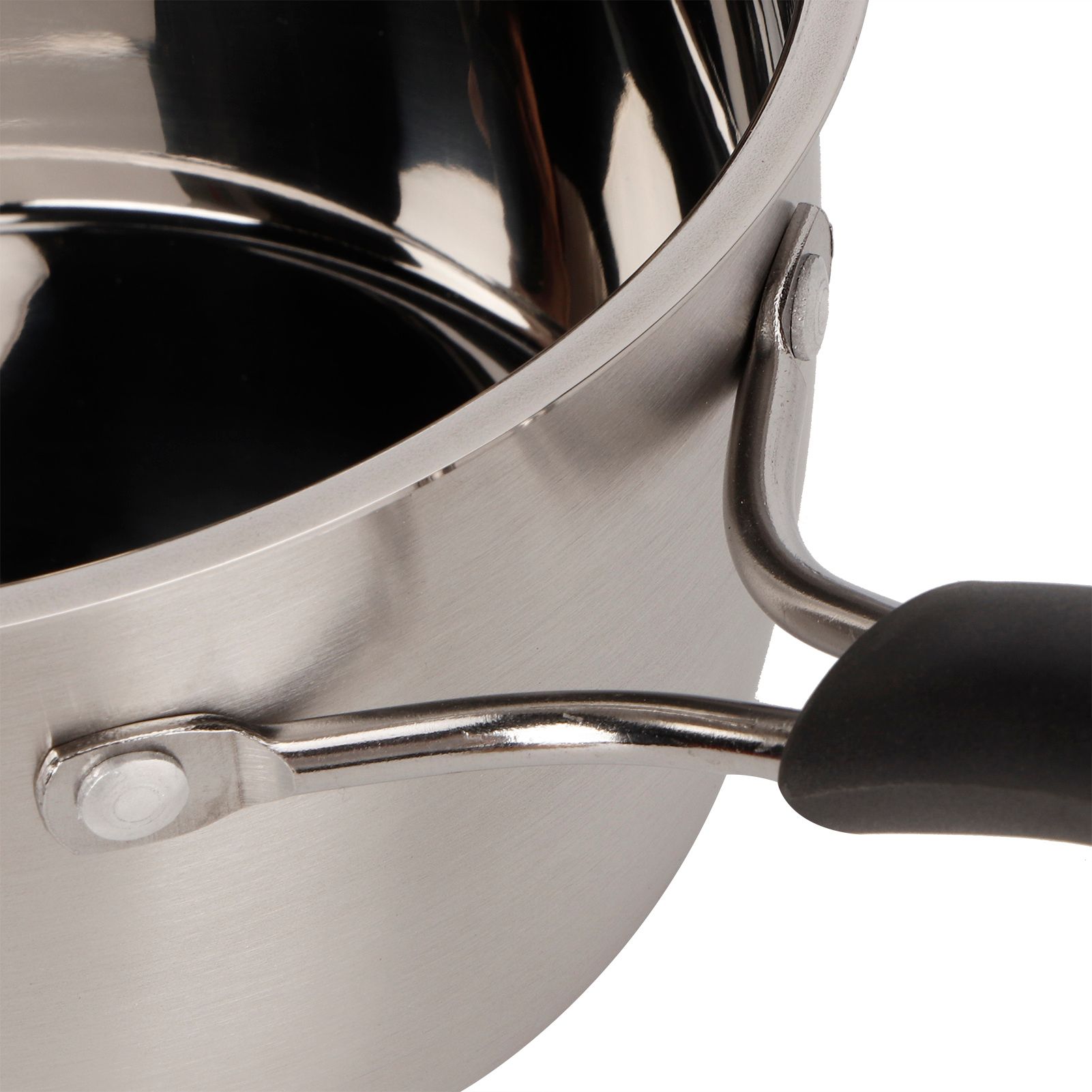Small Soup Pot Thickened Compound Steel NonMagnetic Single Handle Cooking view 12