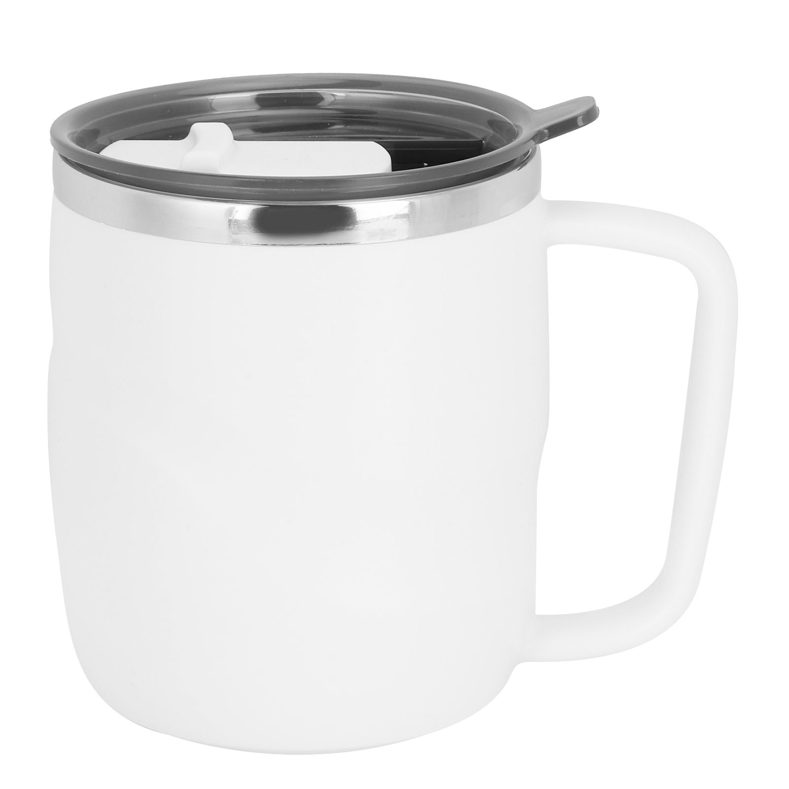 400ml Coffee Mug Stainless Steel Anti Scalding Water Cup with Lid for Home