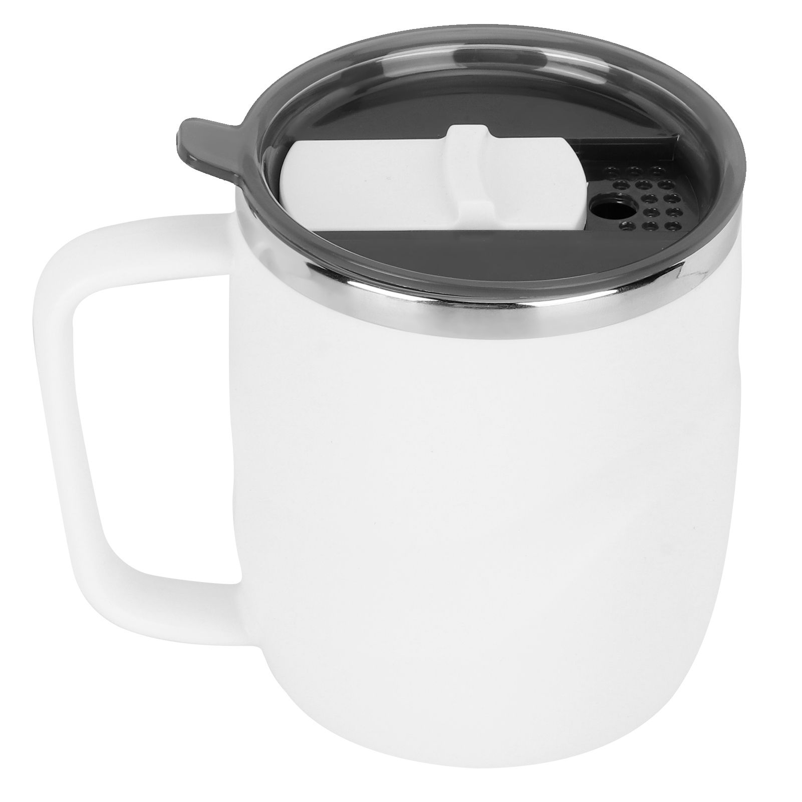 400ml Coffee Mug Stainless Steel Anti Scalding Water Cup with Lid for Home view 3