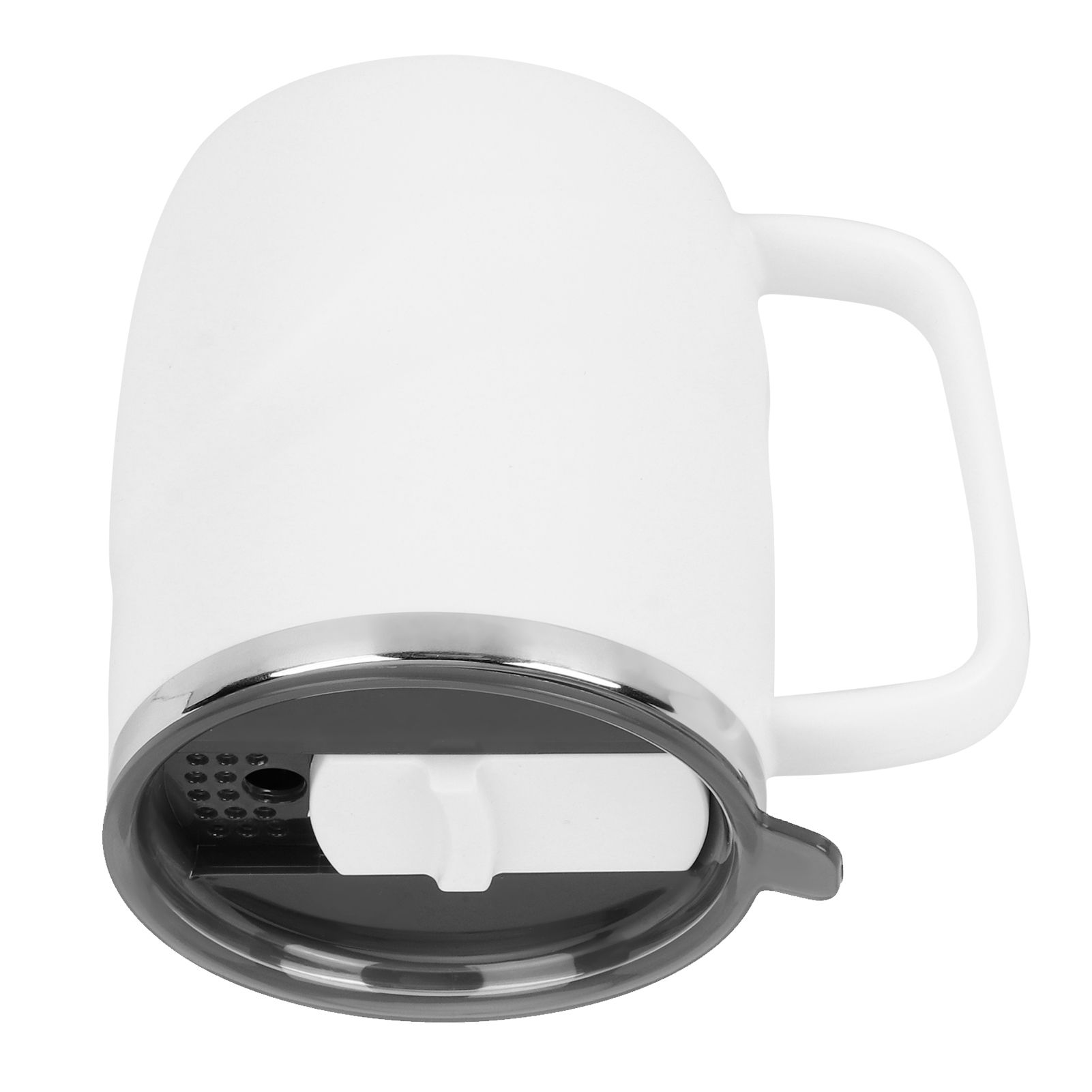 400ml Coffee Mug Stainless Steel Anti Scalding Water Cup with Lid for Home view 7