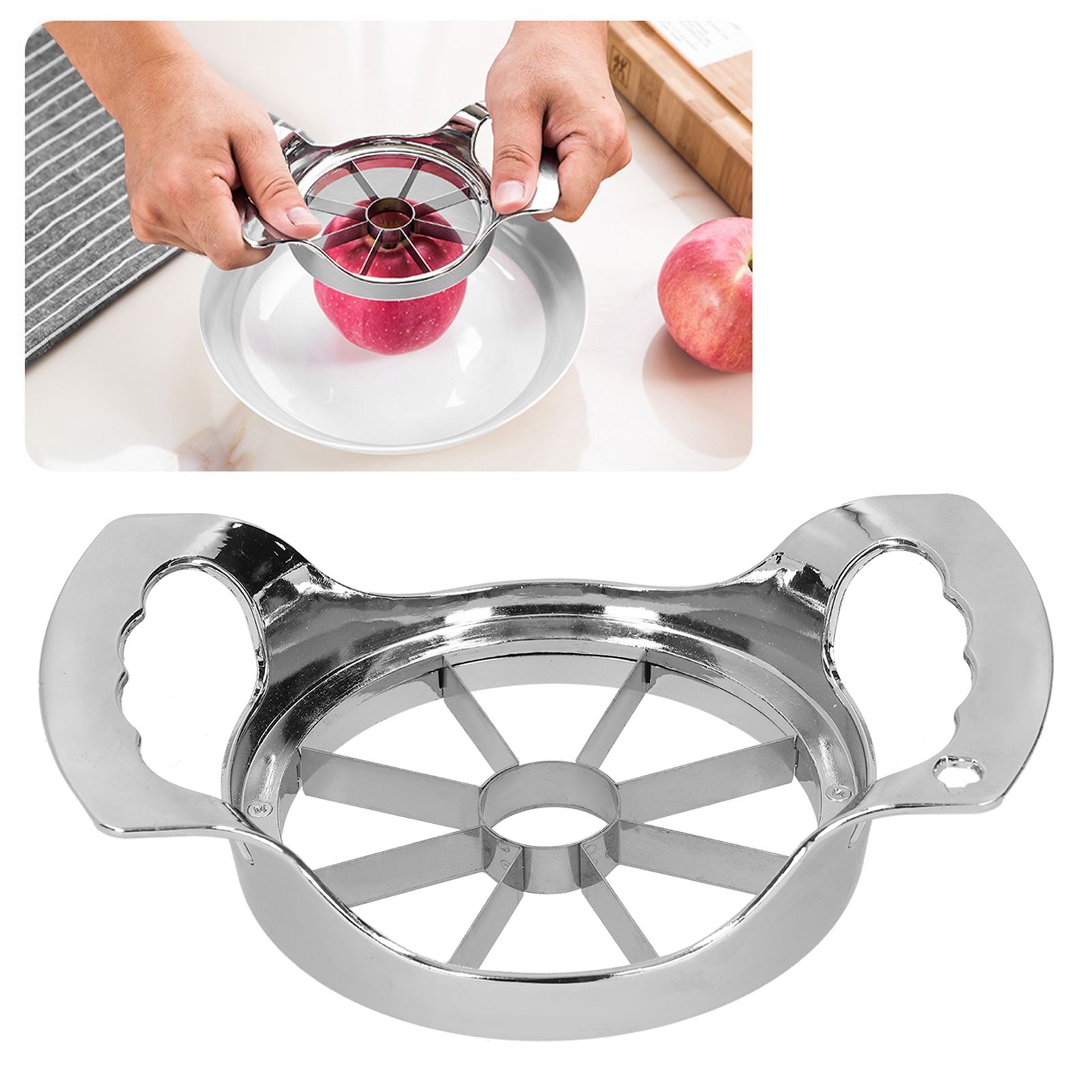Fruit Cutter Multifunction 304 Stainless Steel Apples Cutting Tool Kitchen view 10