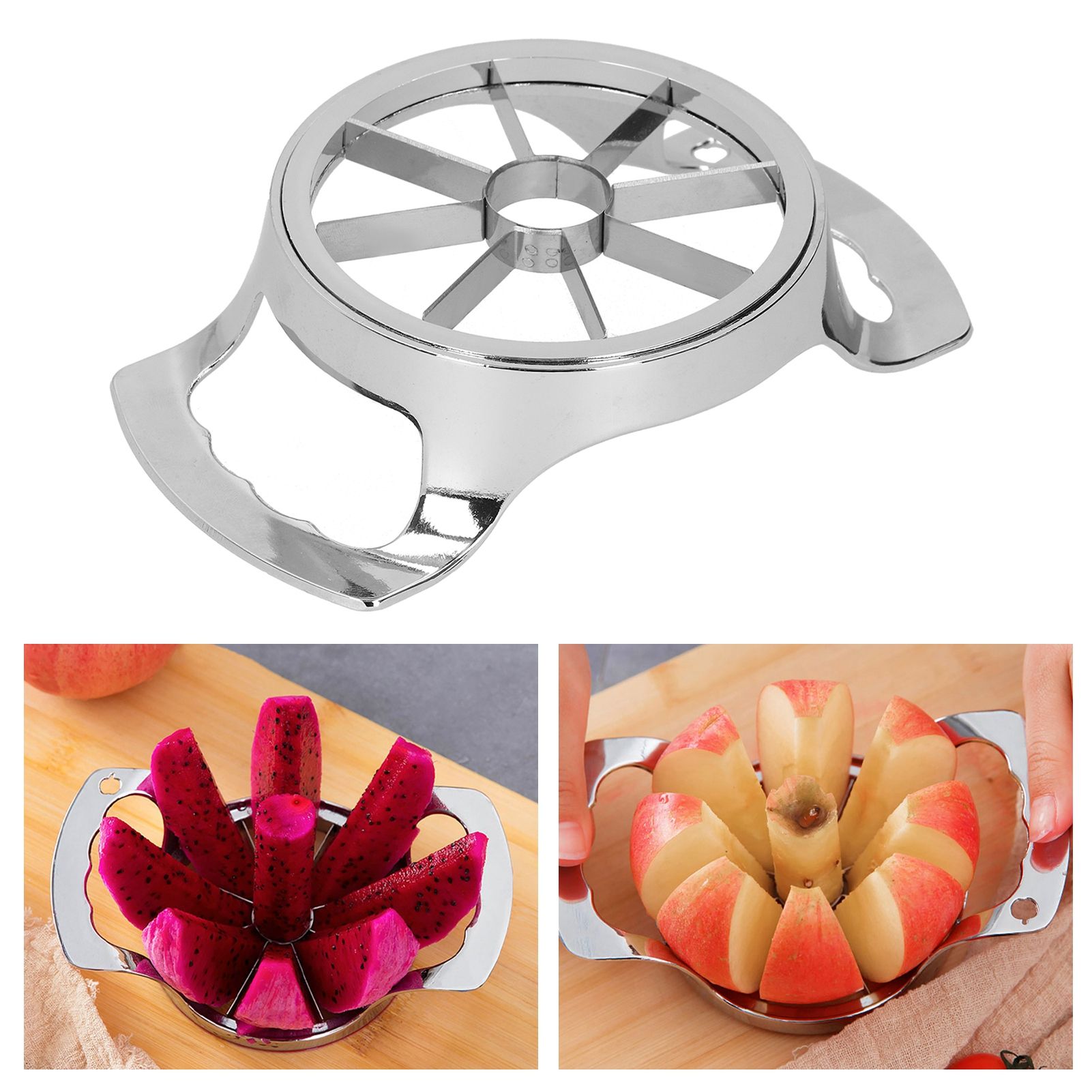 Fruit Cutter Multifunction 304 Stainless Steel Apples Cutting Tool Kitchen view 15