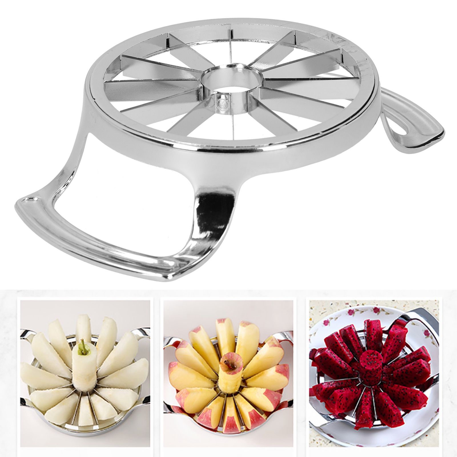 Fruit Cutter Multifunction 304 Stainless Steel Apples Cutting Tool Kitchen view 15