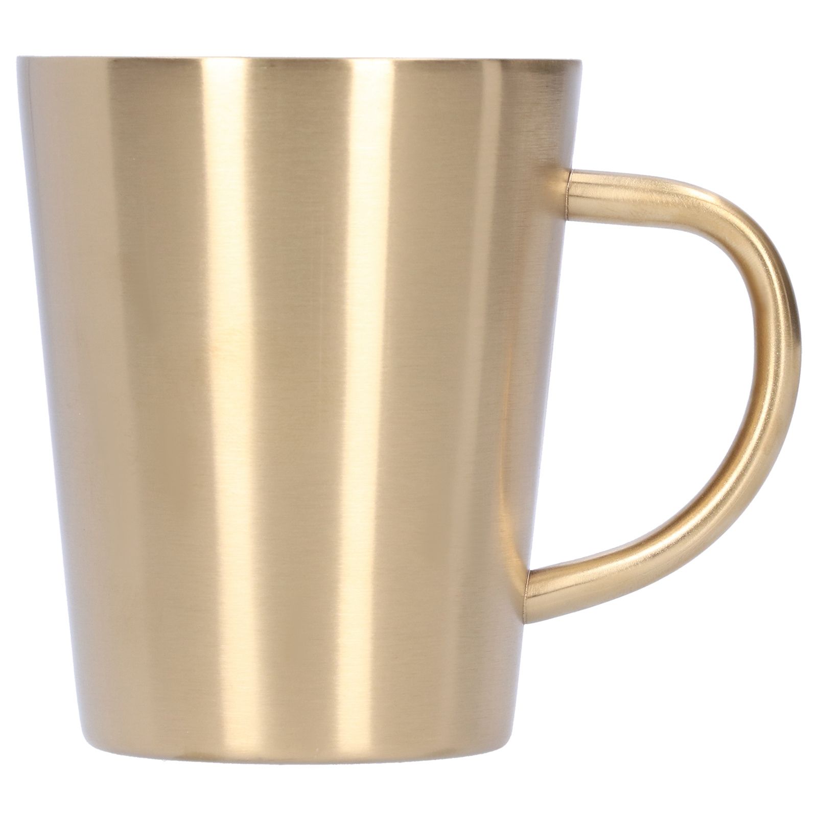340ml 304 Stainless Steel Beer Mug Coffee Water Cup with Handgrip Double Wall view 5