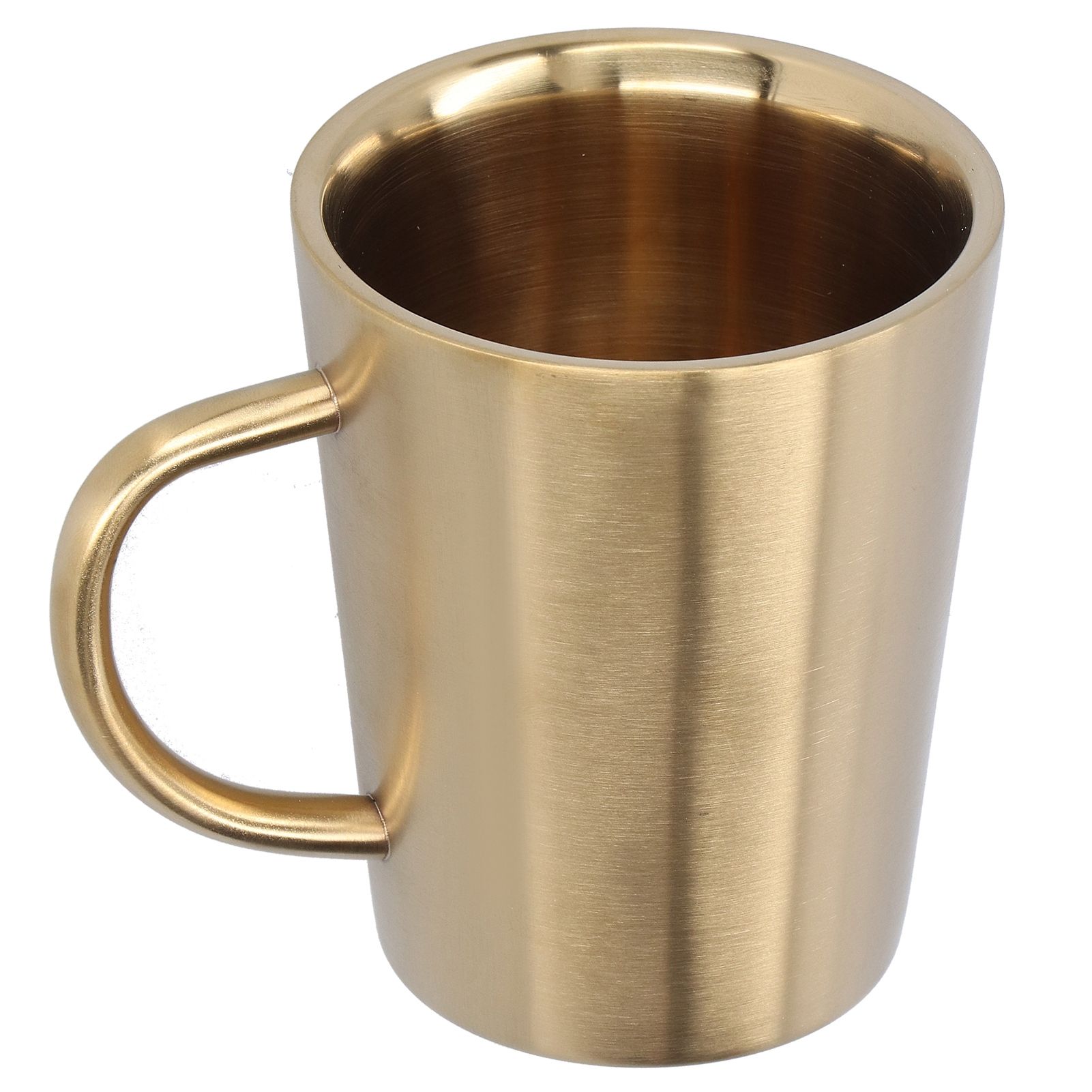 340ml 304 Stainless Steel Beer Mug Coffee Water Cup with Handgrip Double Wall view 7