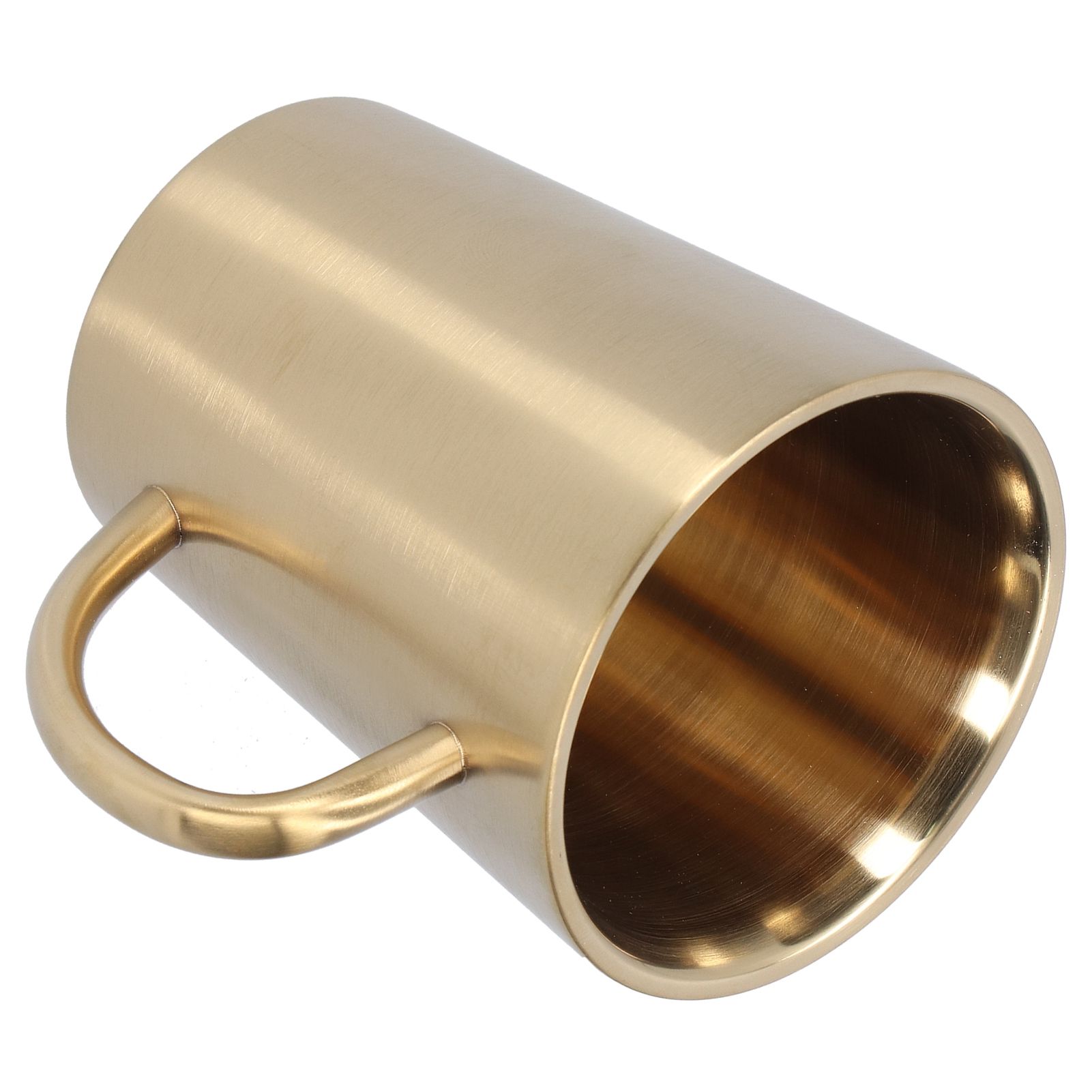 340ml 304 Stainless Steel Beer Mug Coffee Water Cup with Handgrip Double Wall view 8