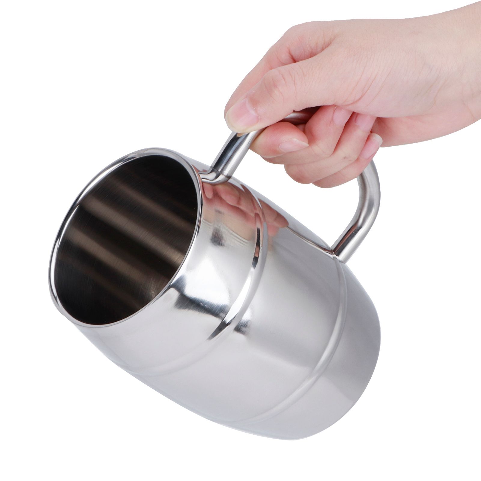 470ml 304 DoubleLayer Stainless Steel Beer Mug Outdoor Camping Tea Coffee Cup view 8