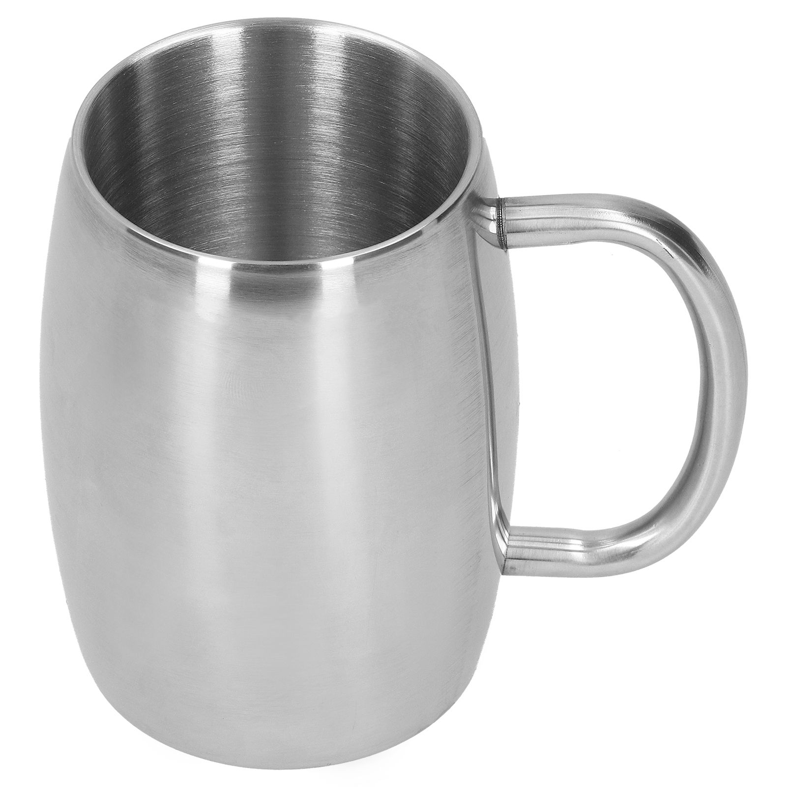 400ml Stainless Steel Beer Mug with Handle Coffee Mugs Milk Tea Cup Gift