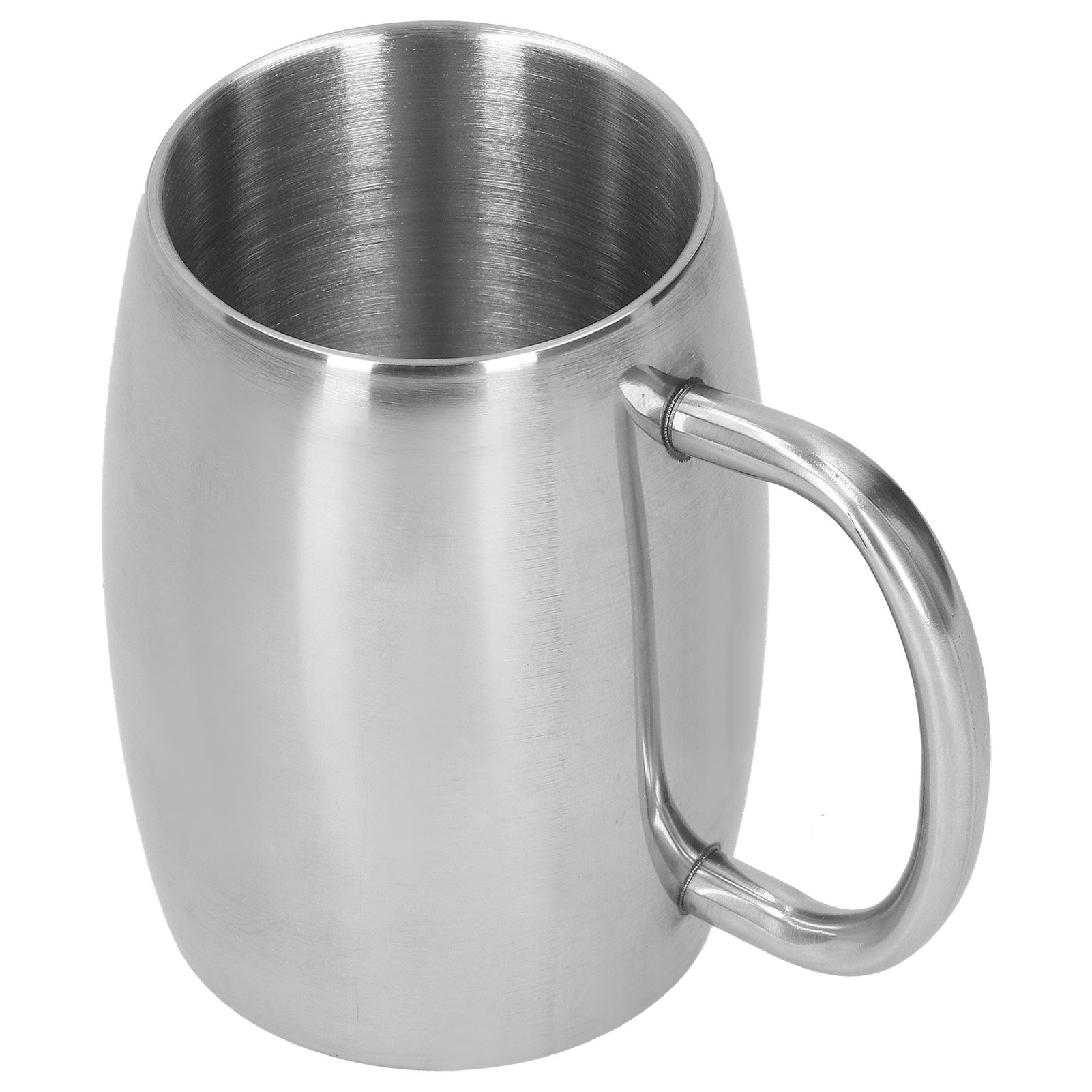 400ml Stainless Steel Beer Mug with Handle Coffee Mugs Milk Tea Cup Gift view 2