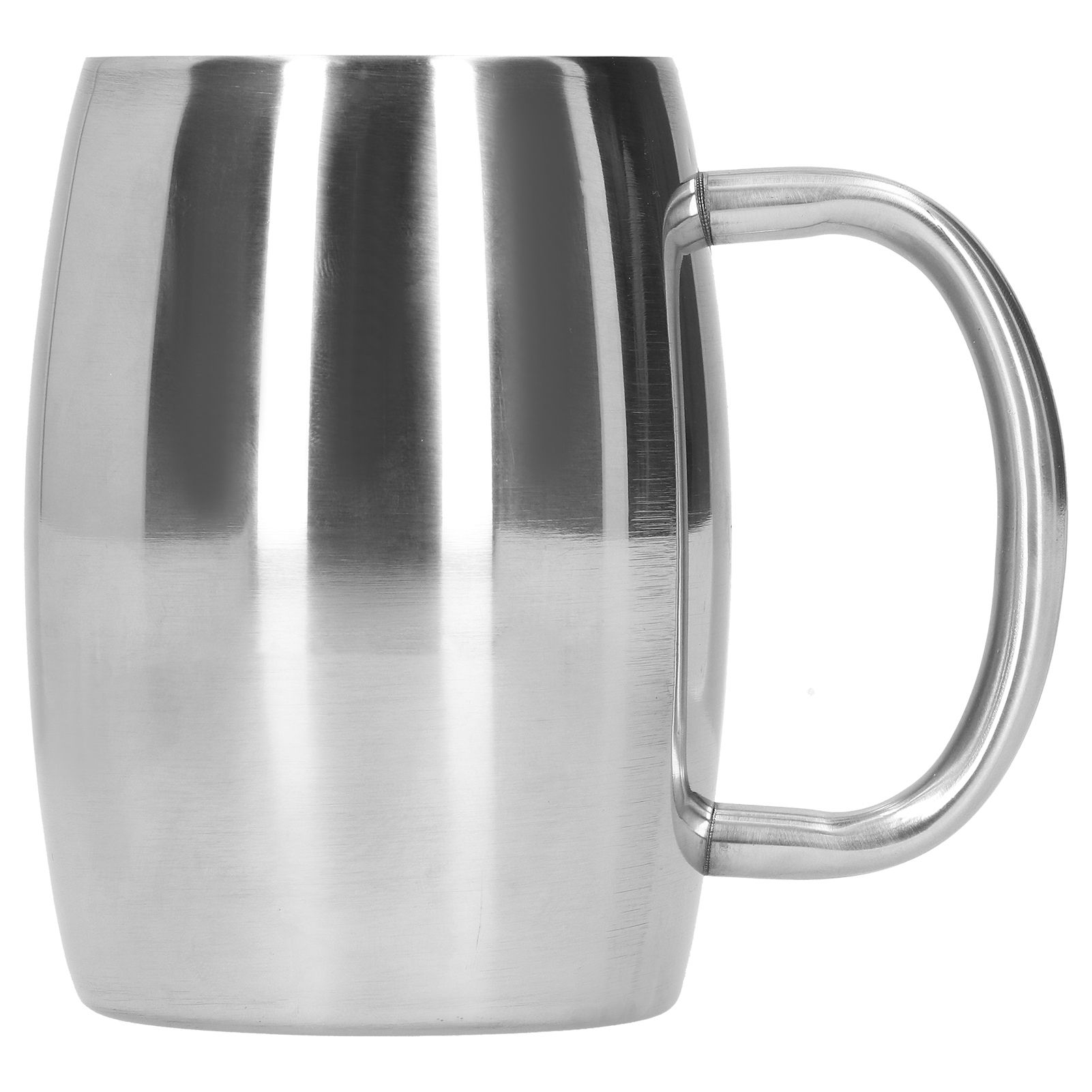400ml Stainless Steel Beer Mug with Handle Coffee Mugs Milk Tea Cup Gift view 3