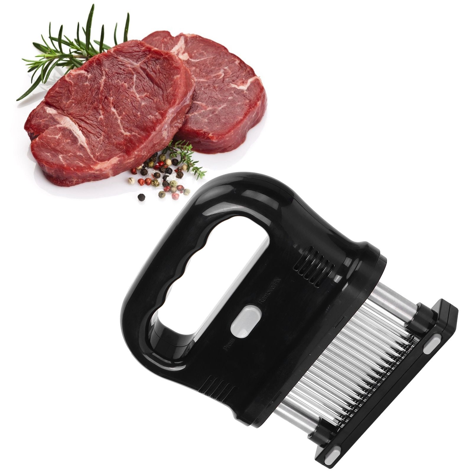 Detachable Meat Tenderizer Tool with 48 Needles Meat Hammer for Chicken Pork view 10