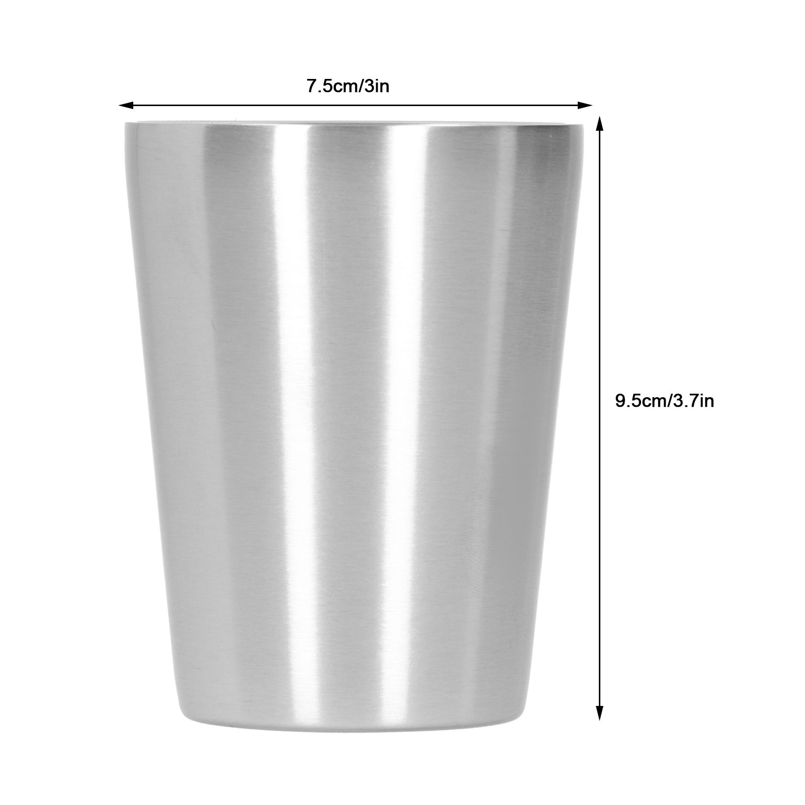 260ml Water Cup Stainless Steel Double Layer Beer Mug Drinkware for Kitchen view 14
