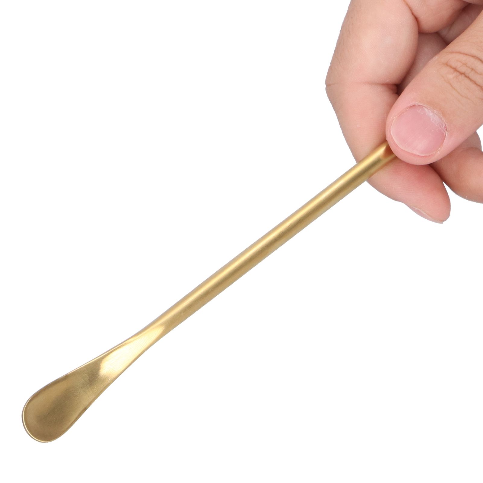 304 Stainless Steel Long Handle Brushed Stirring Spoon Cocktail Coffee Ice view 6