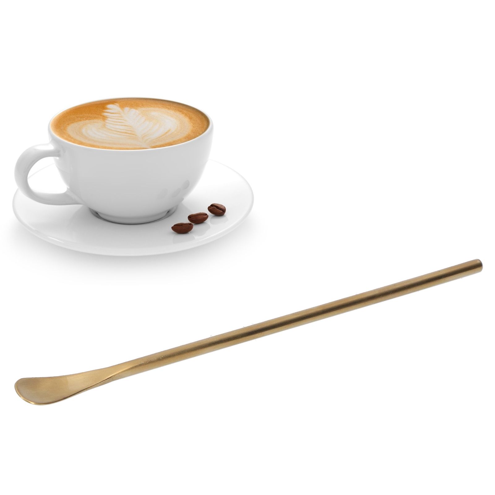 304 Stainless Steel Long Handle Brushed Stirring Spoon Cocktail Coffee Ice view 9