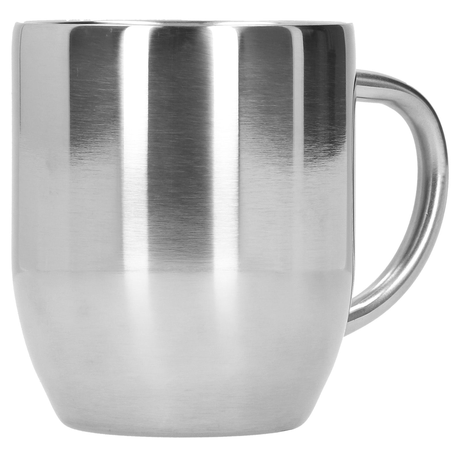 304 Stainless Steel DoubleLayer Coffee Cup Thickening Handle Mark Cup 350ml view 6