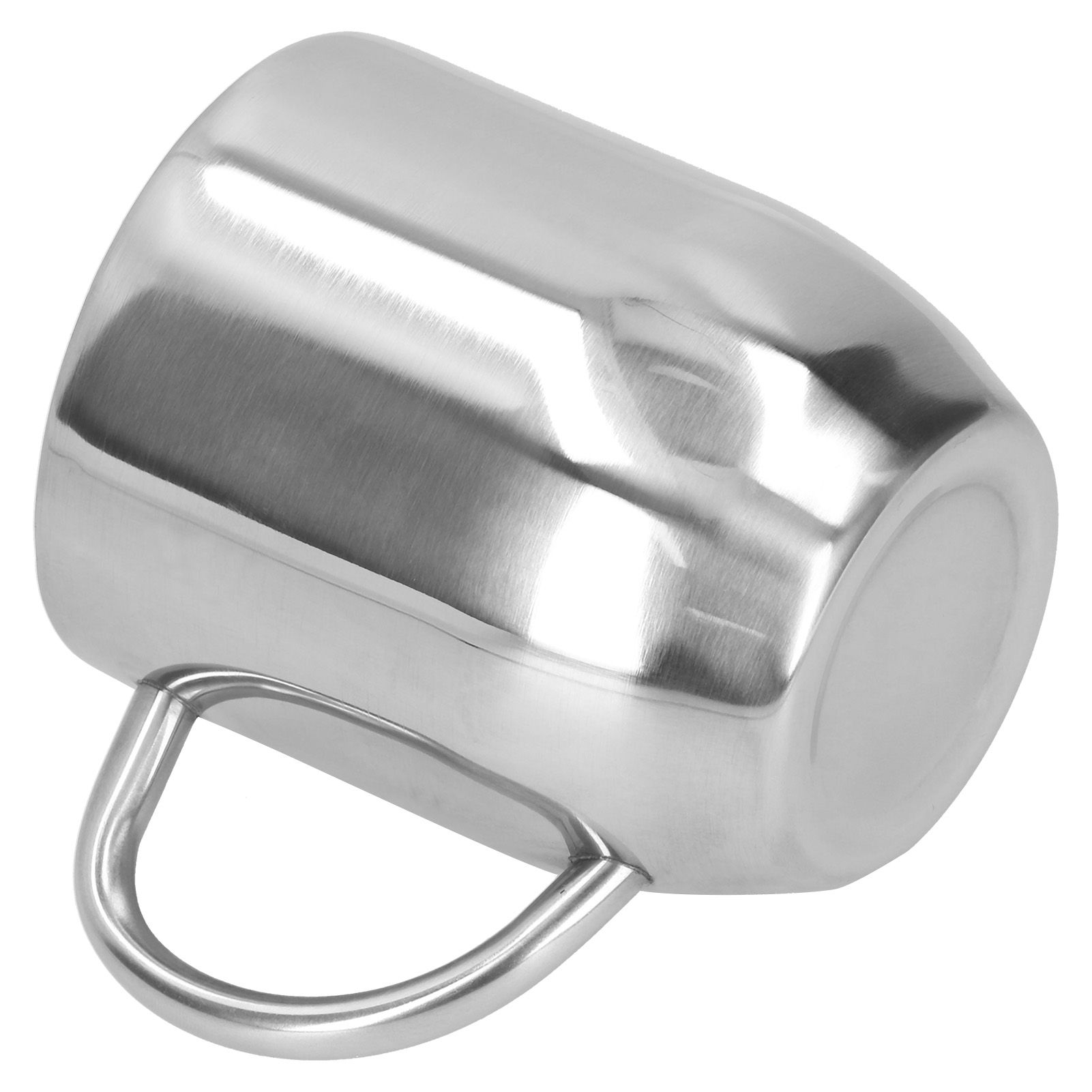 304 Stainless Steel DoubleLayer Coffee Cup Thickening Handle Mark Cup 350ml view 11