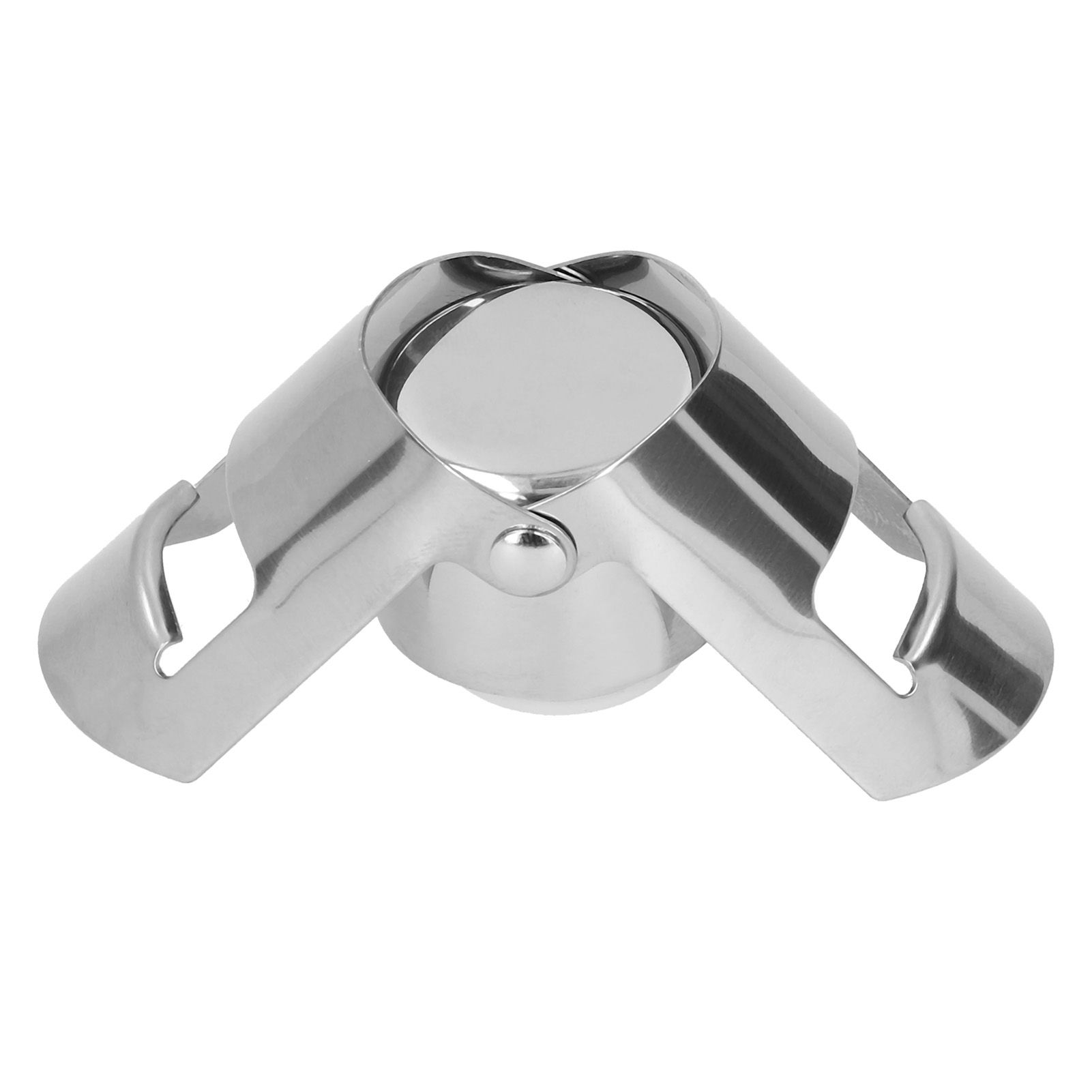 Champagne Bottle Stopper Stainless Steel Sealer Plug Accessory Bar Kitchen view 2