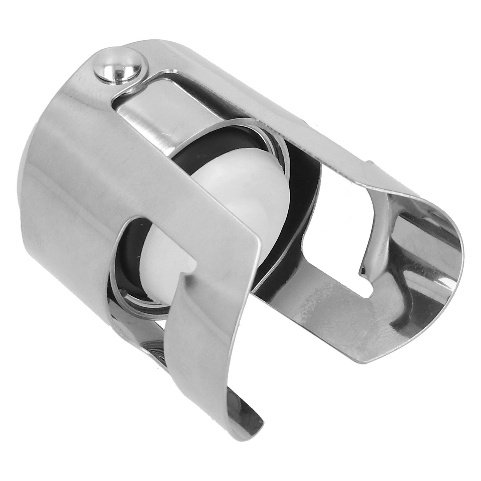 Champagne Bottle Stopper Stainless Steel Sealer Plug Accessory Bar Kitchen view 3
