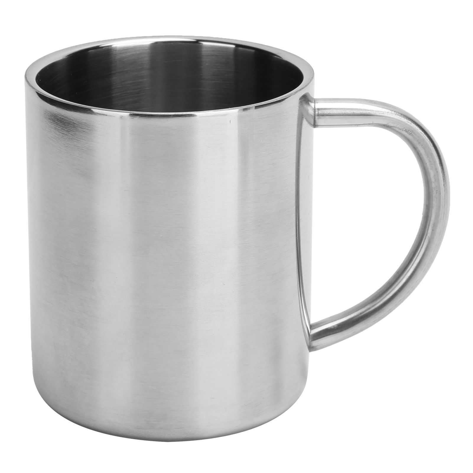 Mug Cup 304 Stainless Steel Sanding Mirror Finish Portable Coffee Cup with