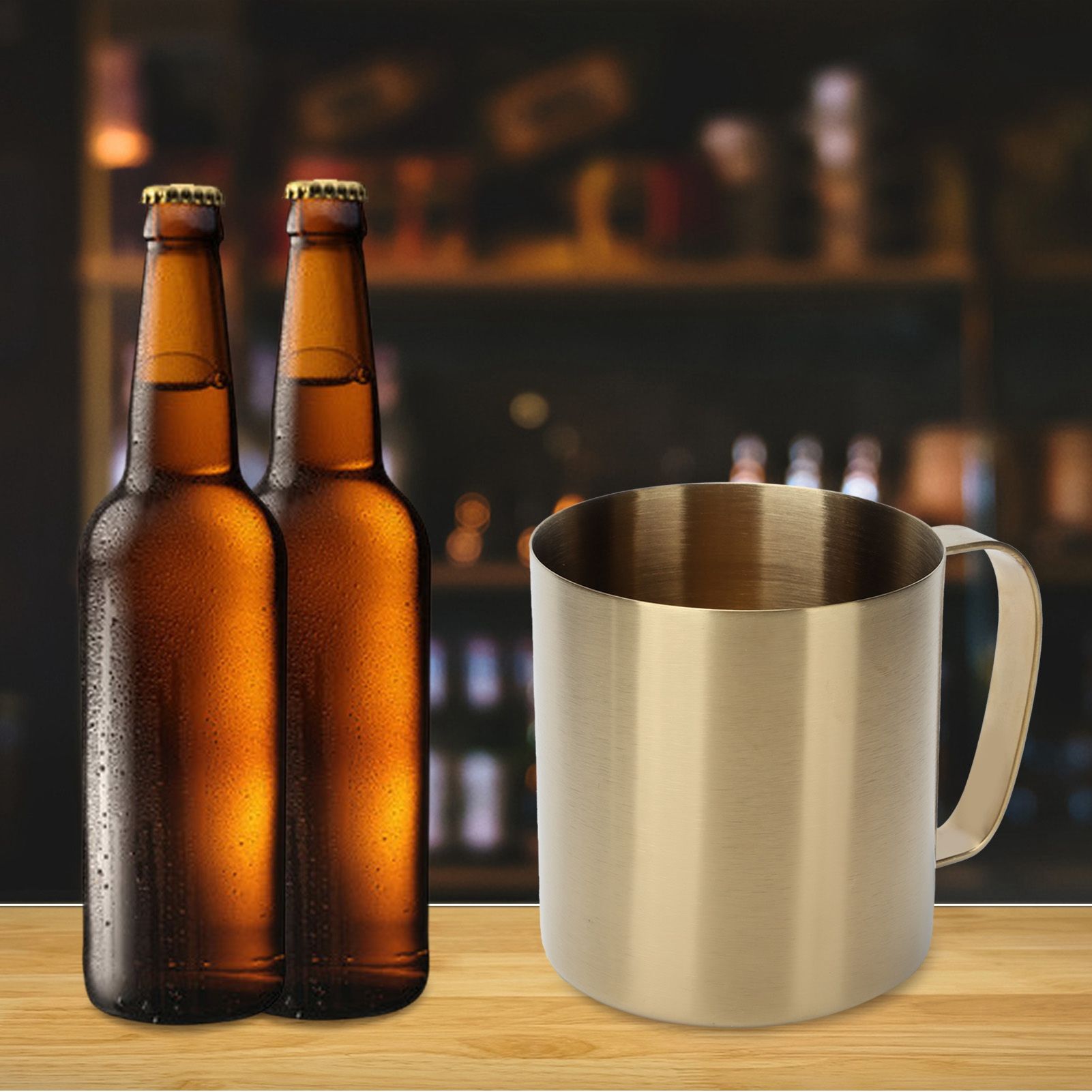 Stainless Steel Office Beer Mug Portable Household Outdoor Water Coffee Cup view 14