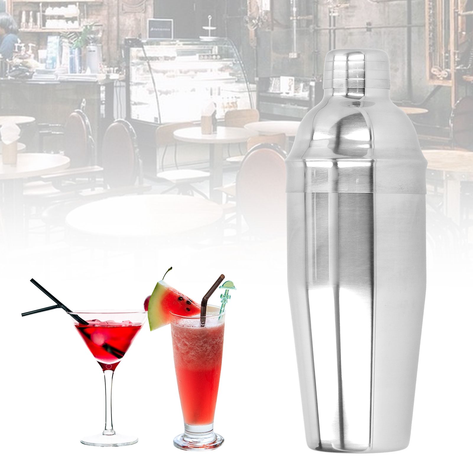 Stainless Steel Cocktail Shaker Shaking Tool for Bar Coffee Shop Supplies view 10
