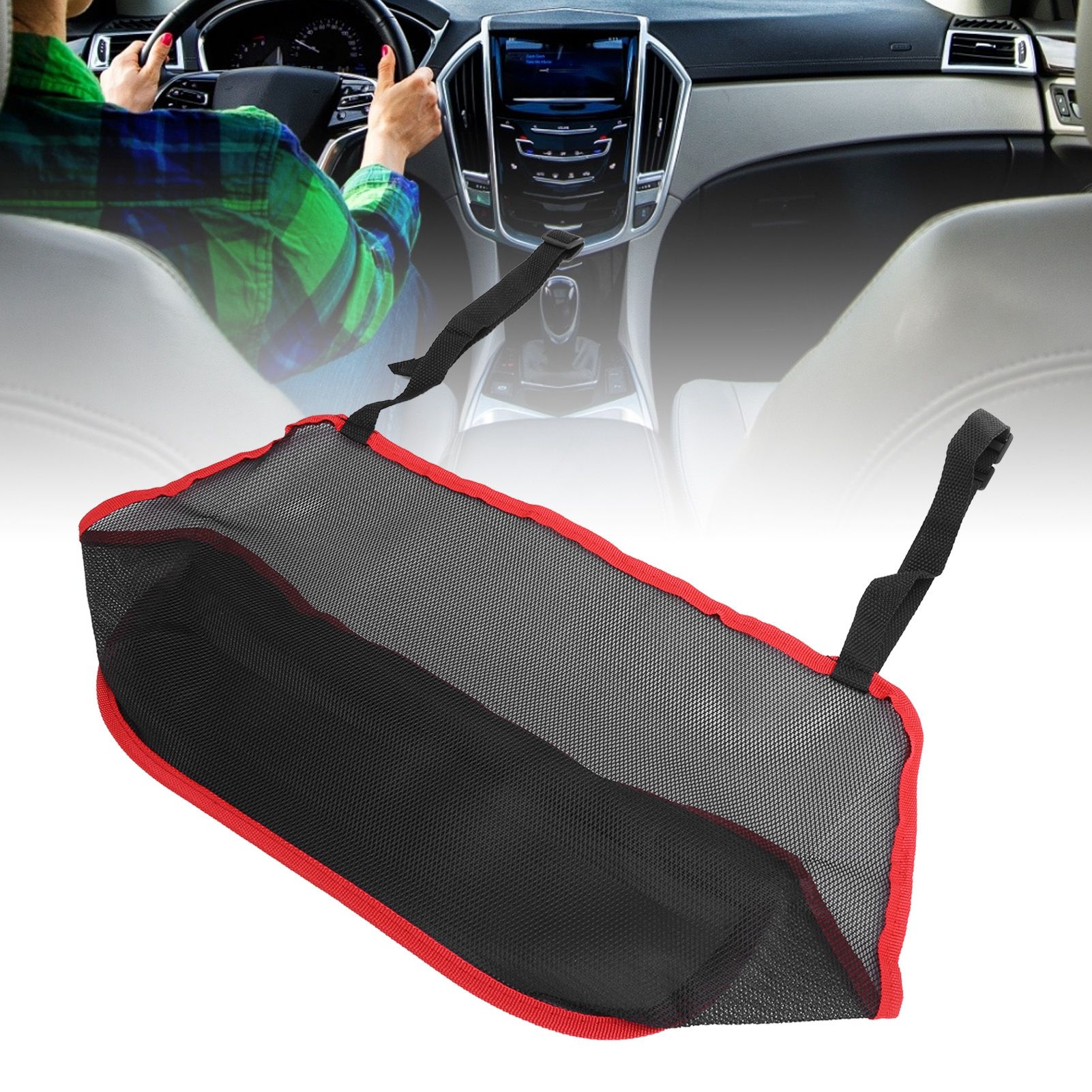 Car Net Pocket Handbag Holder Auto Chair Back Folding Hanging Mesh Organizer view 10