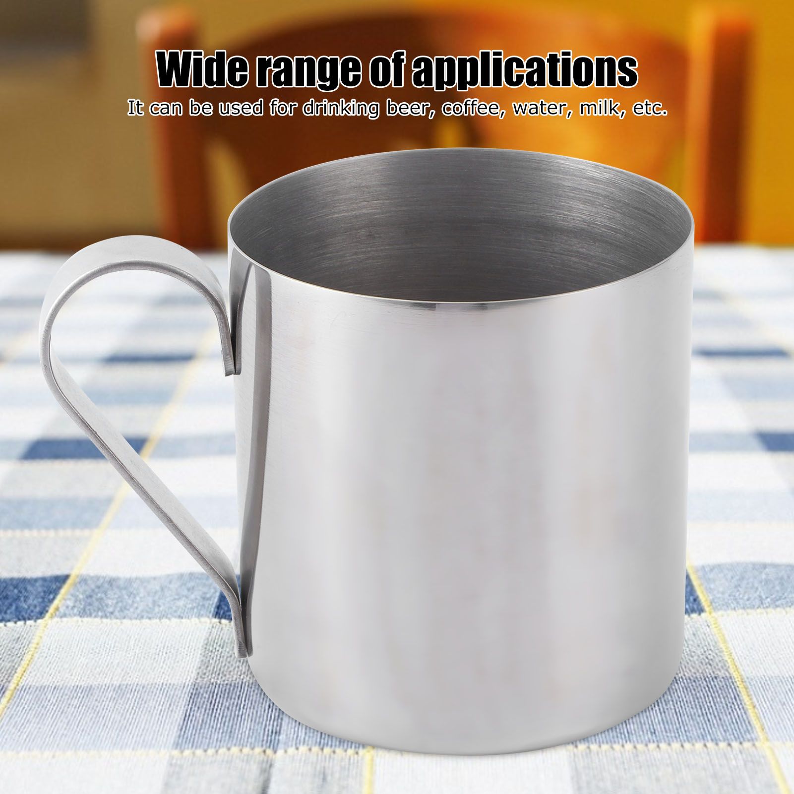 400ml Cocktail Mug 304 Stainless Steel Beer Coffee Water Drinking Cup Bar view 13