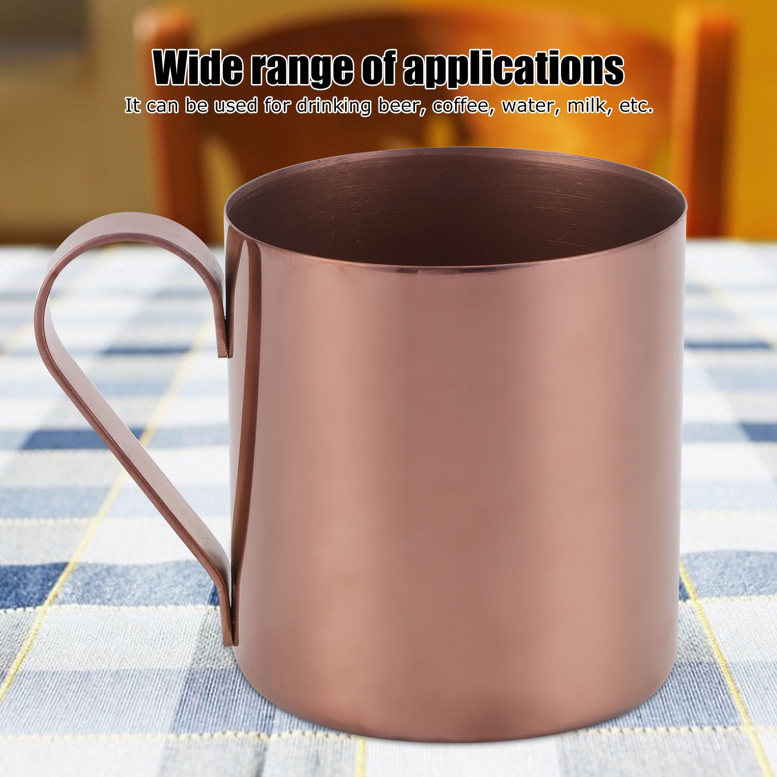 400ml Cocktail Mug 304 Stainless Steel Beer Coffee Water Drinking Cup Bar view 13