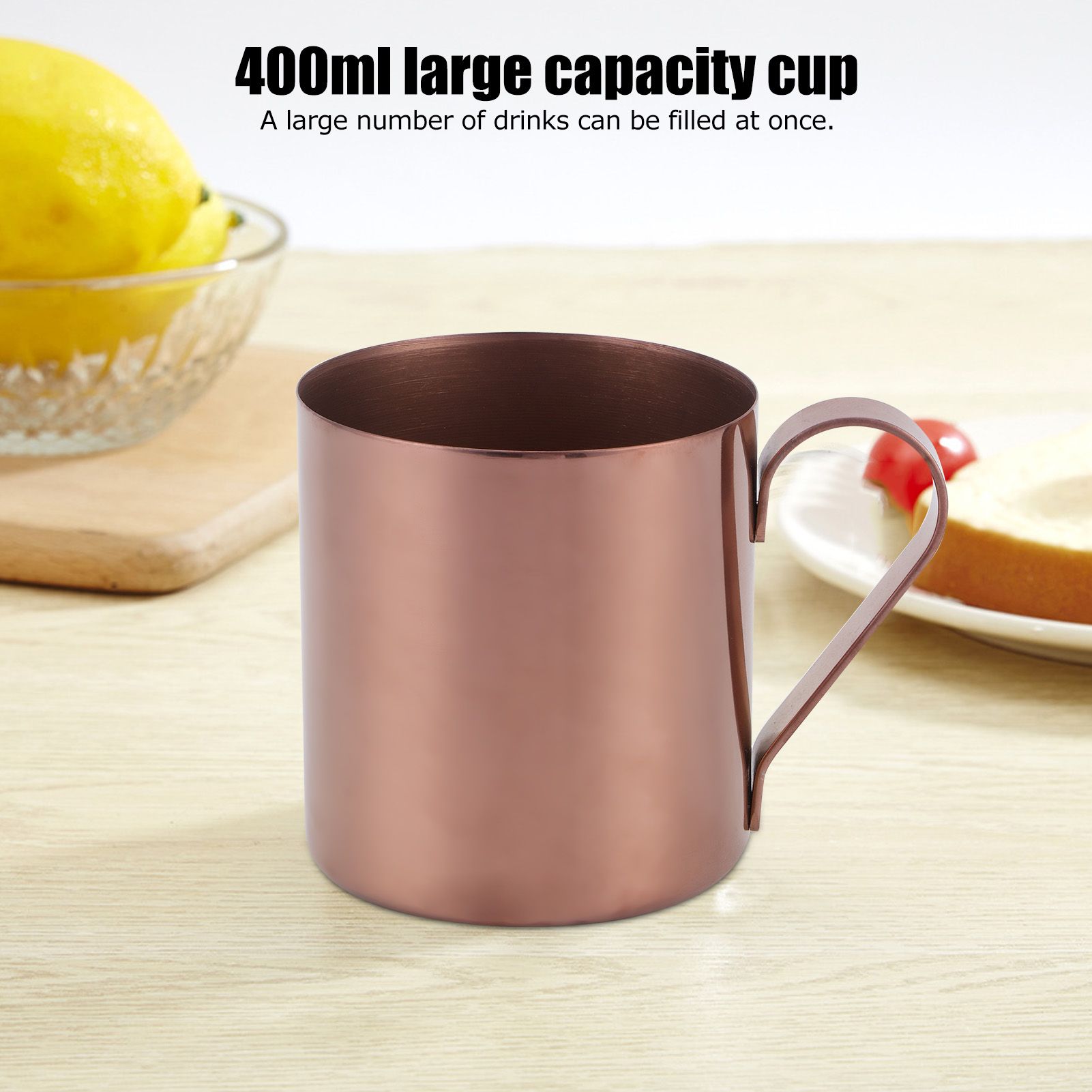 400ml Cocktail Mug 304 Stainless Steel Beer Coffee Water Drinking Cup Bar view 14