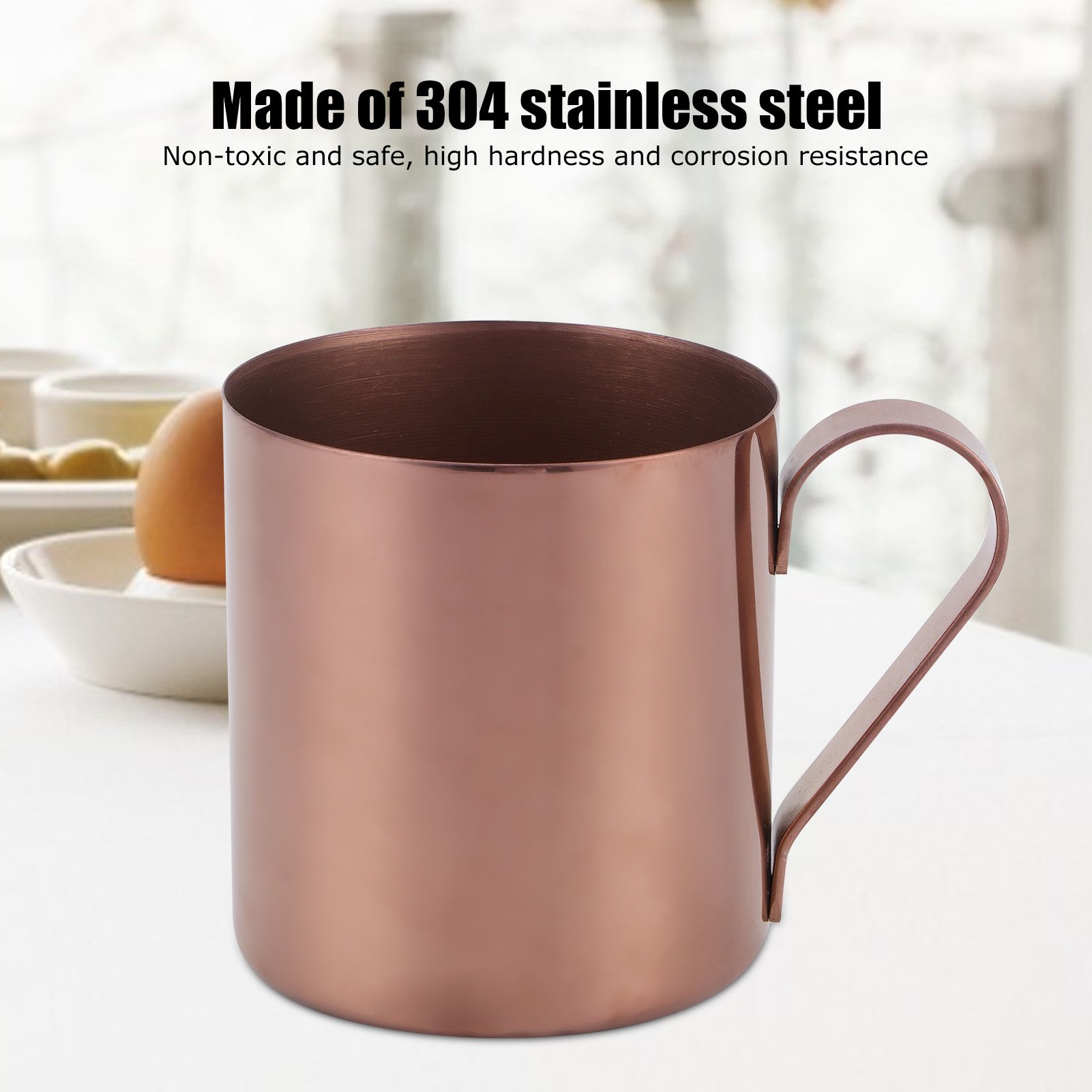 400ml Cocktail Mug 304 Stainless Steel Beer Coffee Water Drinking Cup Bar view 15