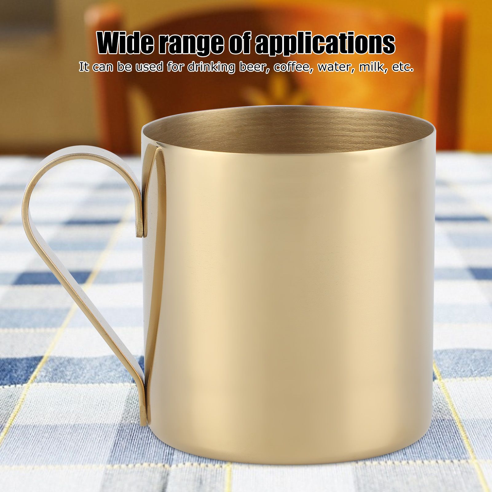 400ml Cocktail Mug 304 Stainless Steel Beer Coffee Water Drinking Cup Bar view 13