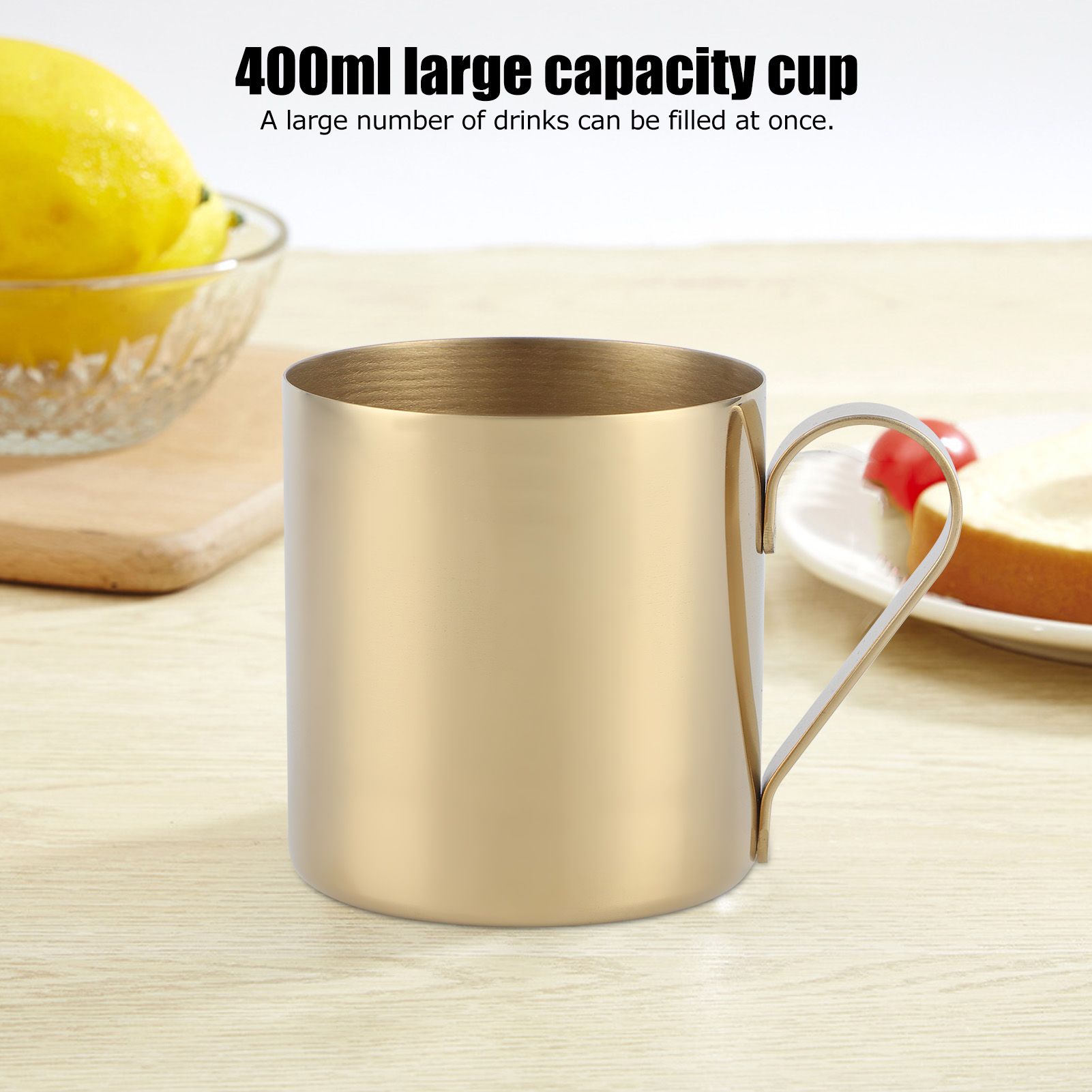 400ml Cocktail Mug 304 Stainless Steel Beer Coffee Water Drinking Cup Bar view 14