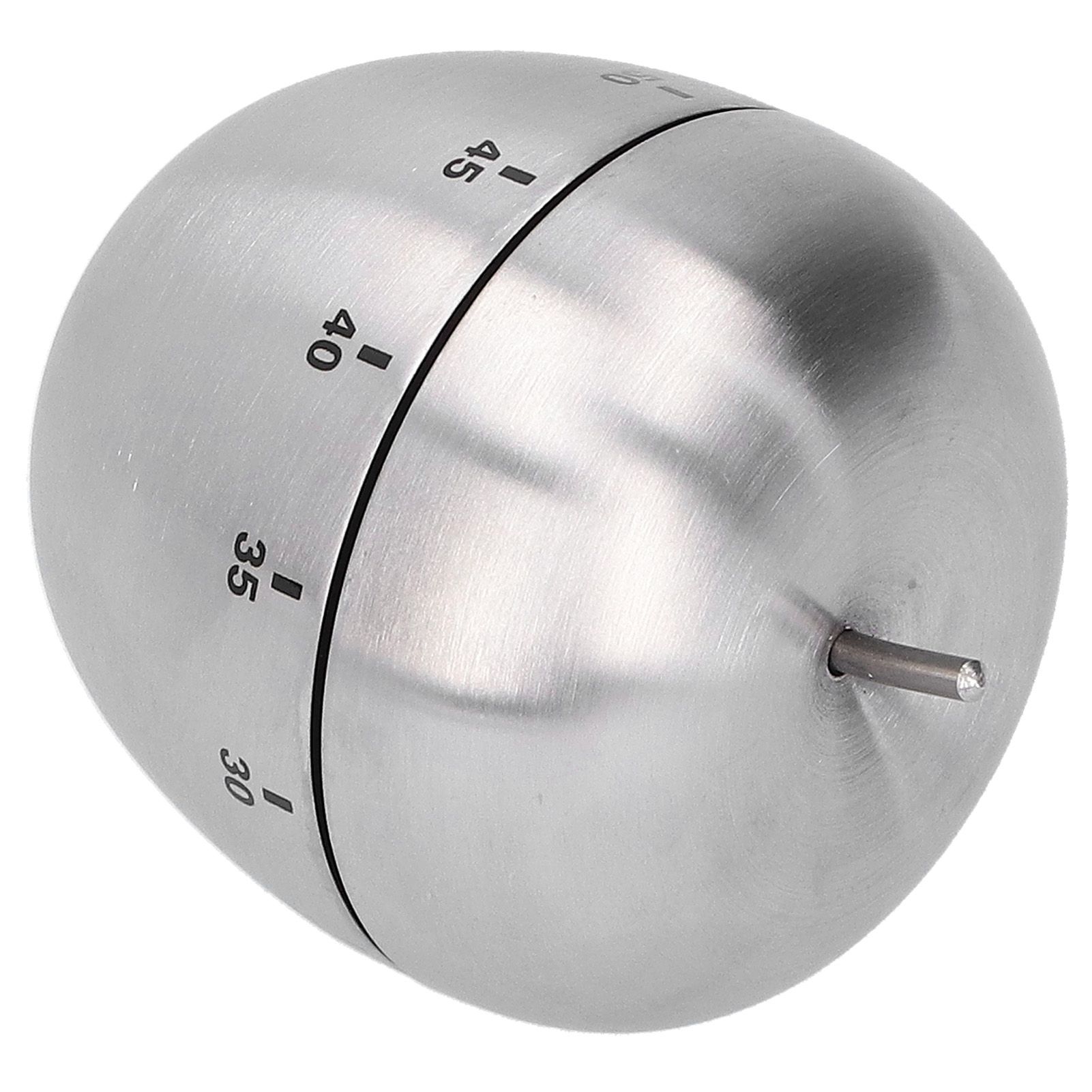 Apple Shaped Timer Stainless Steel Mechanical Cooking Countdown Alarm Timer view 5