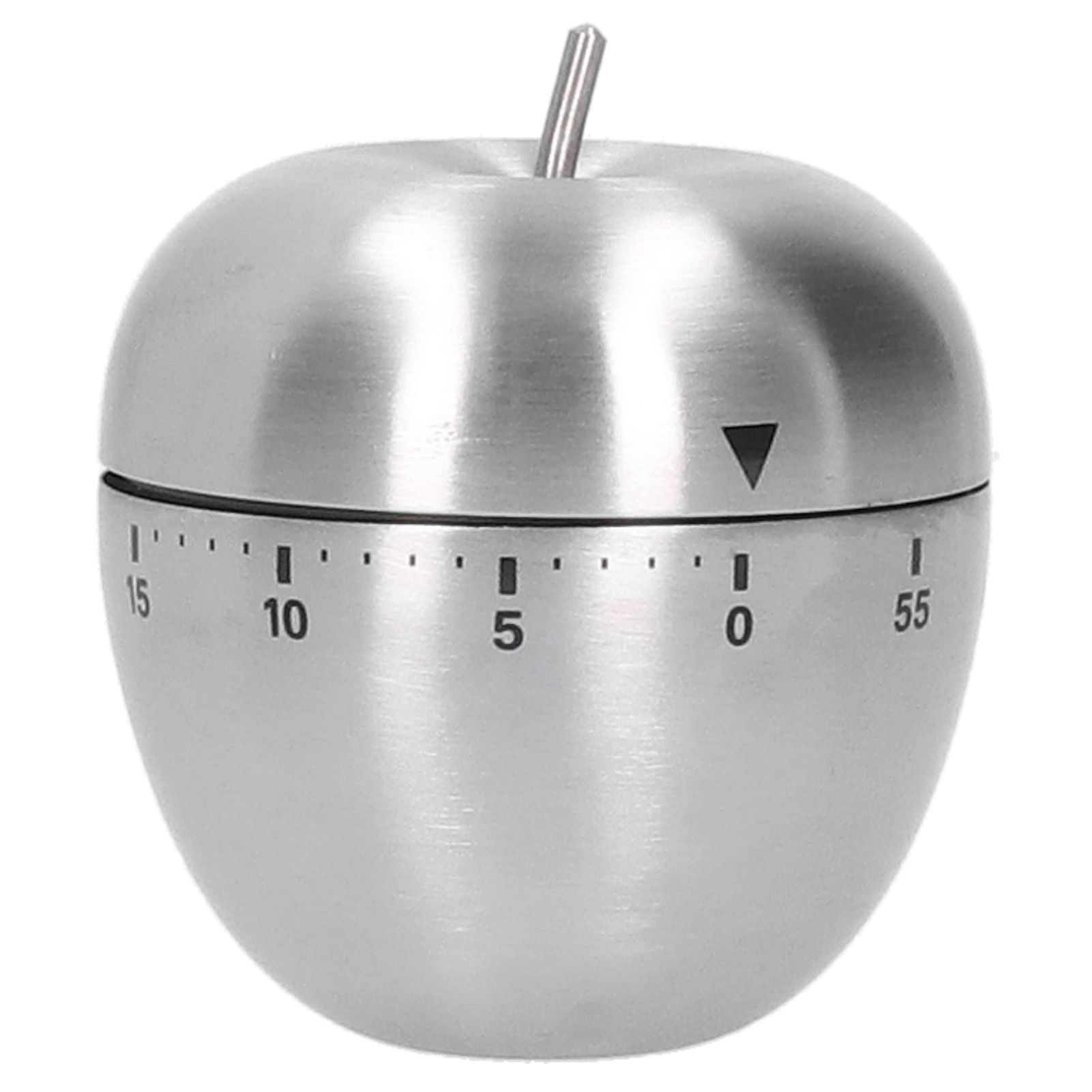 Apple Shaped Timer Stainless Steel Mechanical Cooking Countdown Alarm Timer view 6