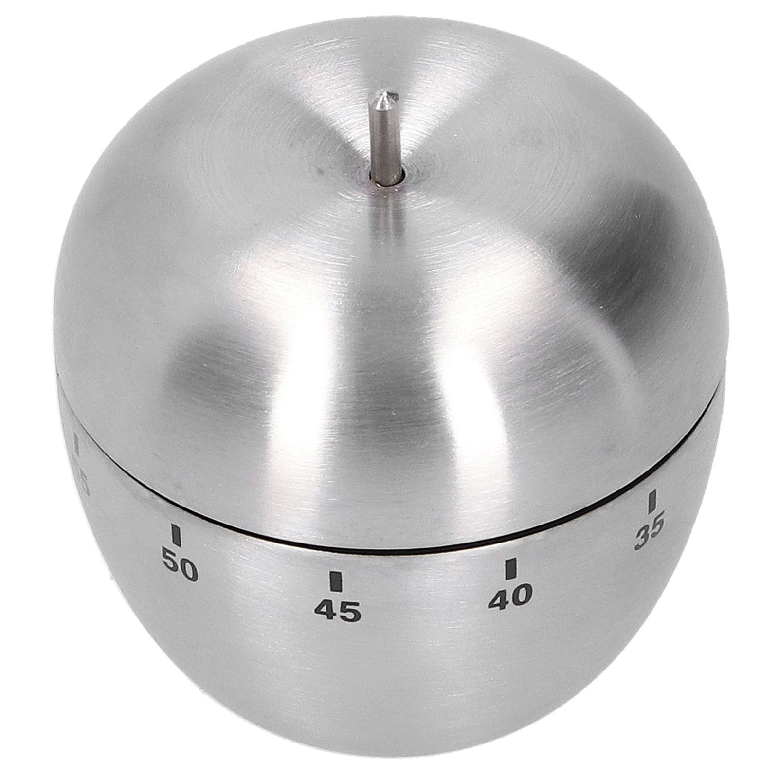 Apple Shaped Timer Stainless Steel Mechanical Cooking Countdown Alarm Timer view 7