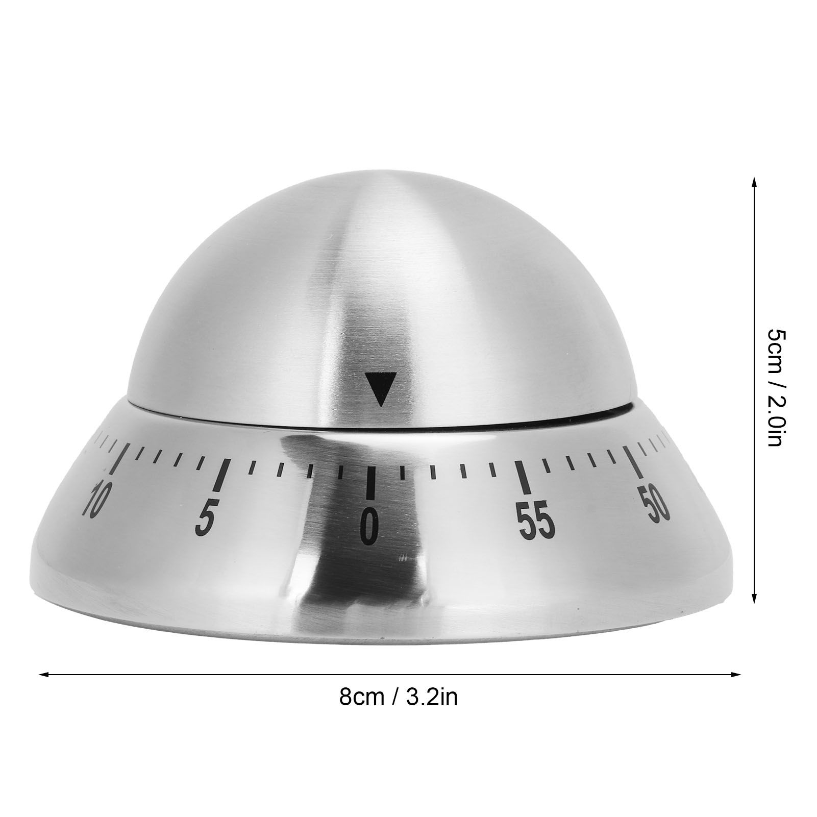 Kitchen Cooking Timer Stainless Steel Mechanical Timer Reminder Time view 15
