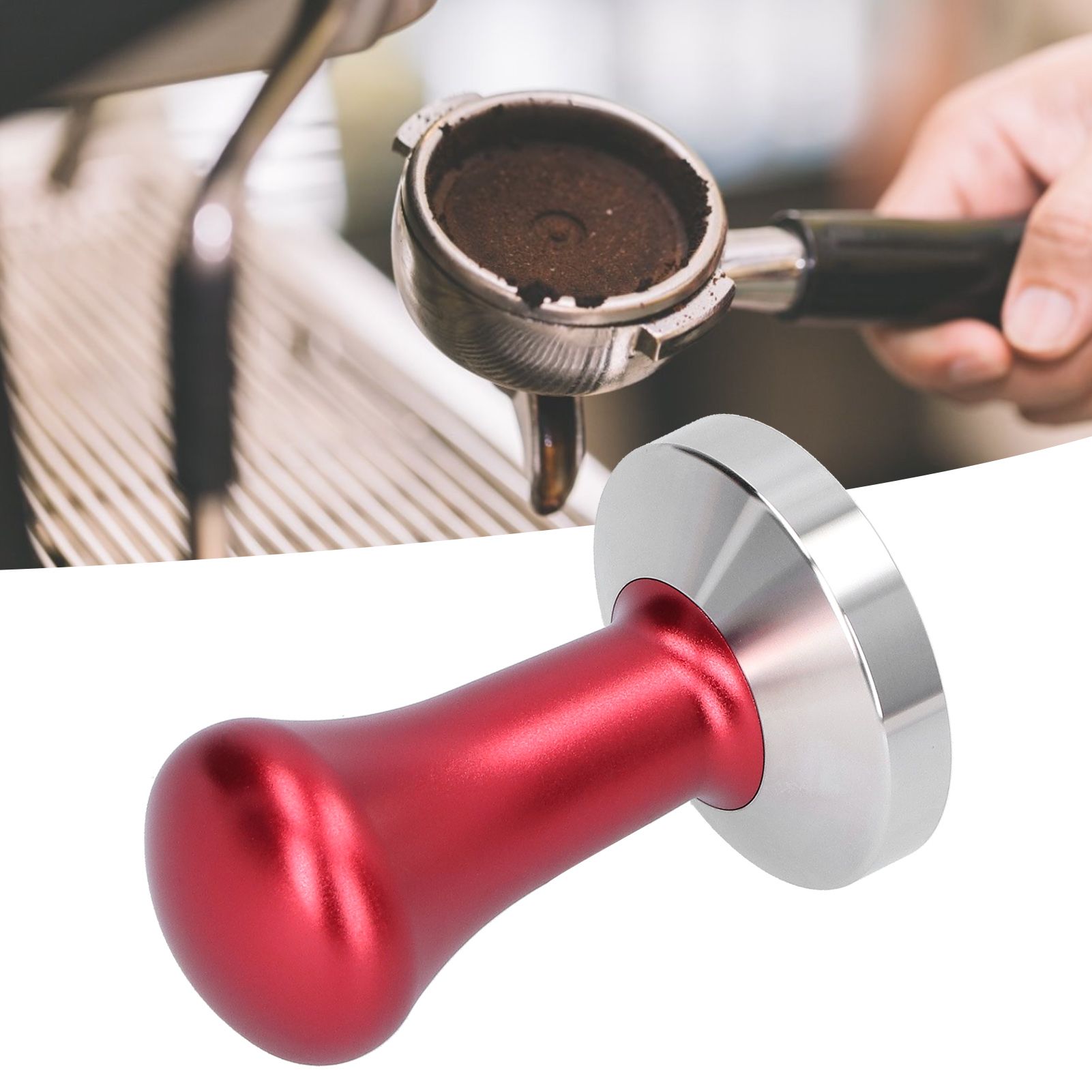Coffee Tamper Flat Bottom Powder Hand Press Hammer Coffee Making Accessories view 9