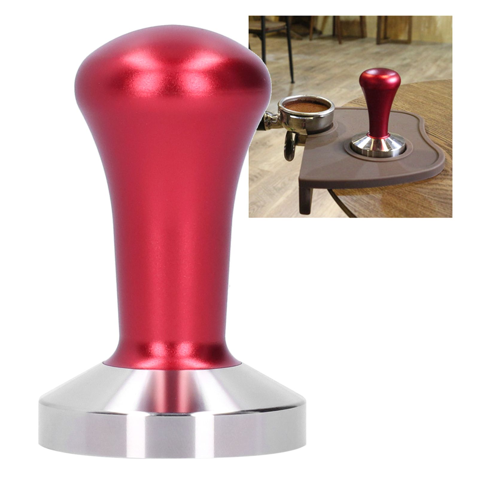 Coffee Tamper Flat Bottom Powder Hand Press Hammer Coffee Making Accessories view 10