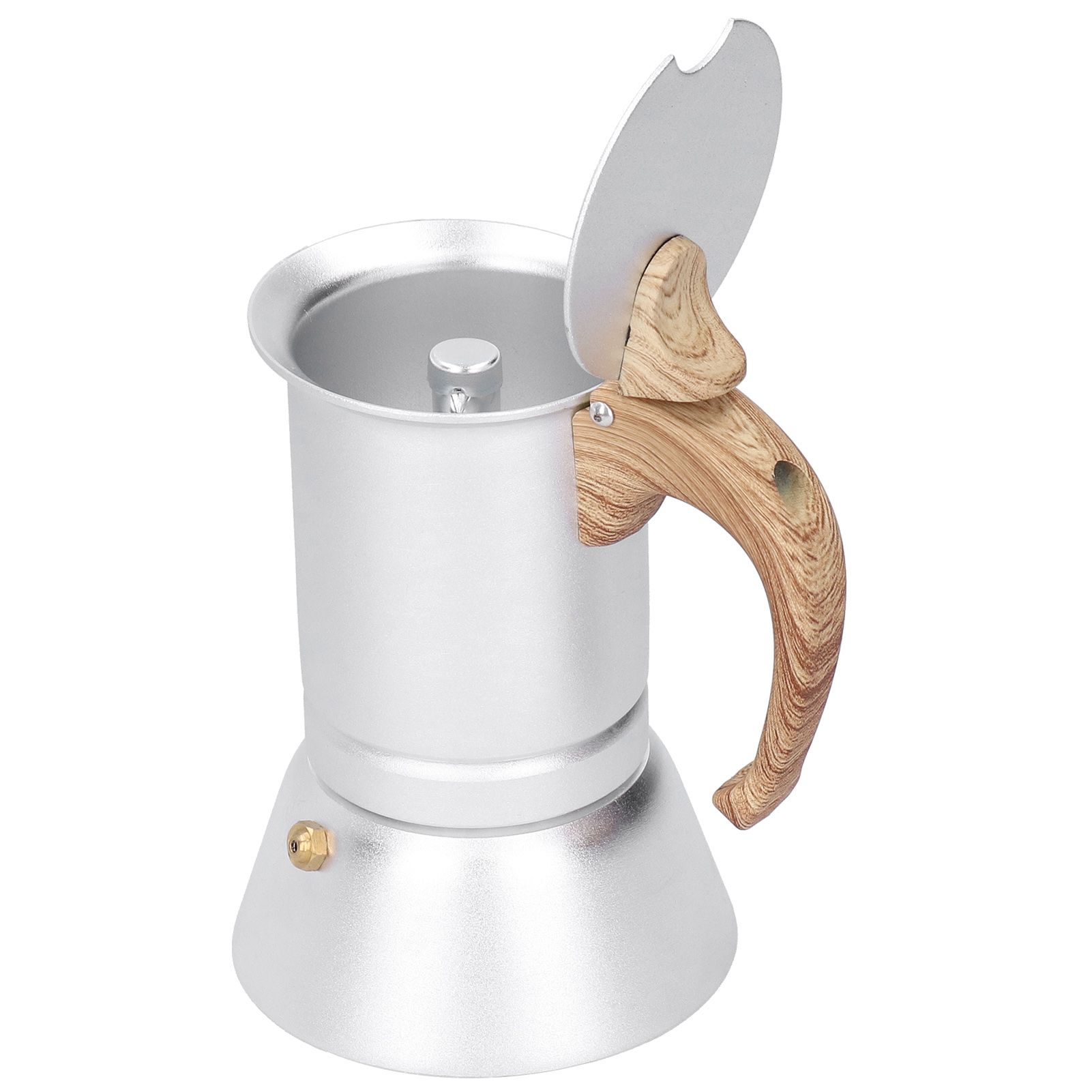 150ml Coffee Maker Moka Pot Stainless Steel Coffee Pot Induction Cooker Use