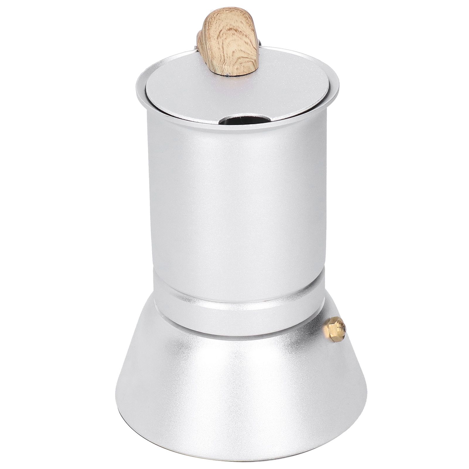 150ml Coffee Maker Moka Pot Stainless Steel Coffee Pot Induction Cooker Use view 4