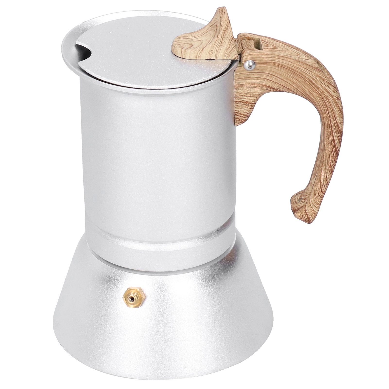 150ml Coffee Maker Moka Pot Stainless Steel Coffee Pot Induction Cooker Use view 7
