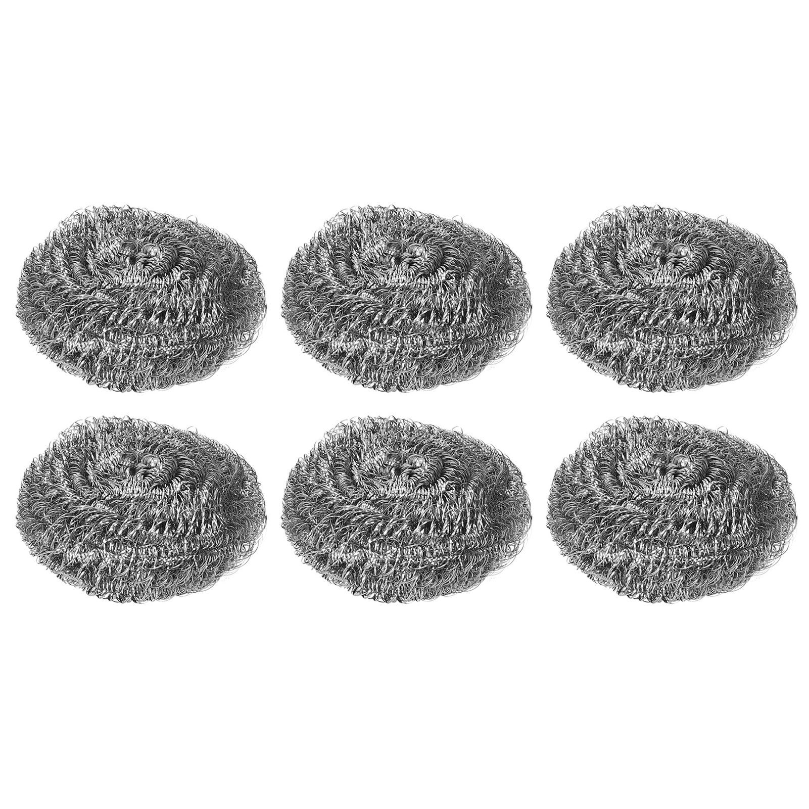 20Pcs Stainless Steel Scrubber Steel Wire Ball Dish Bowl Pot Scouring Brush view 5