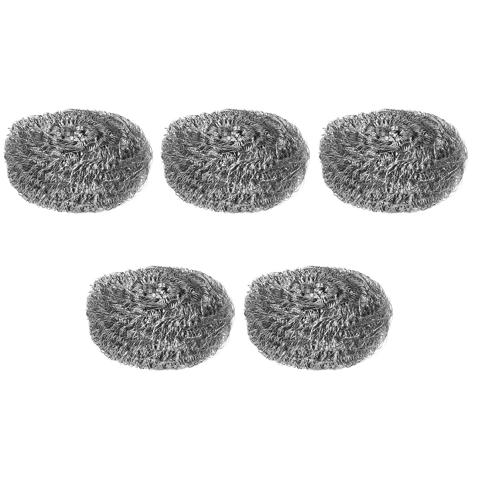 20Pcs Stainless Steel Scrubber Steel Wire Ball Dish Bowl Pot Scouring Brush view 7