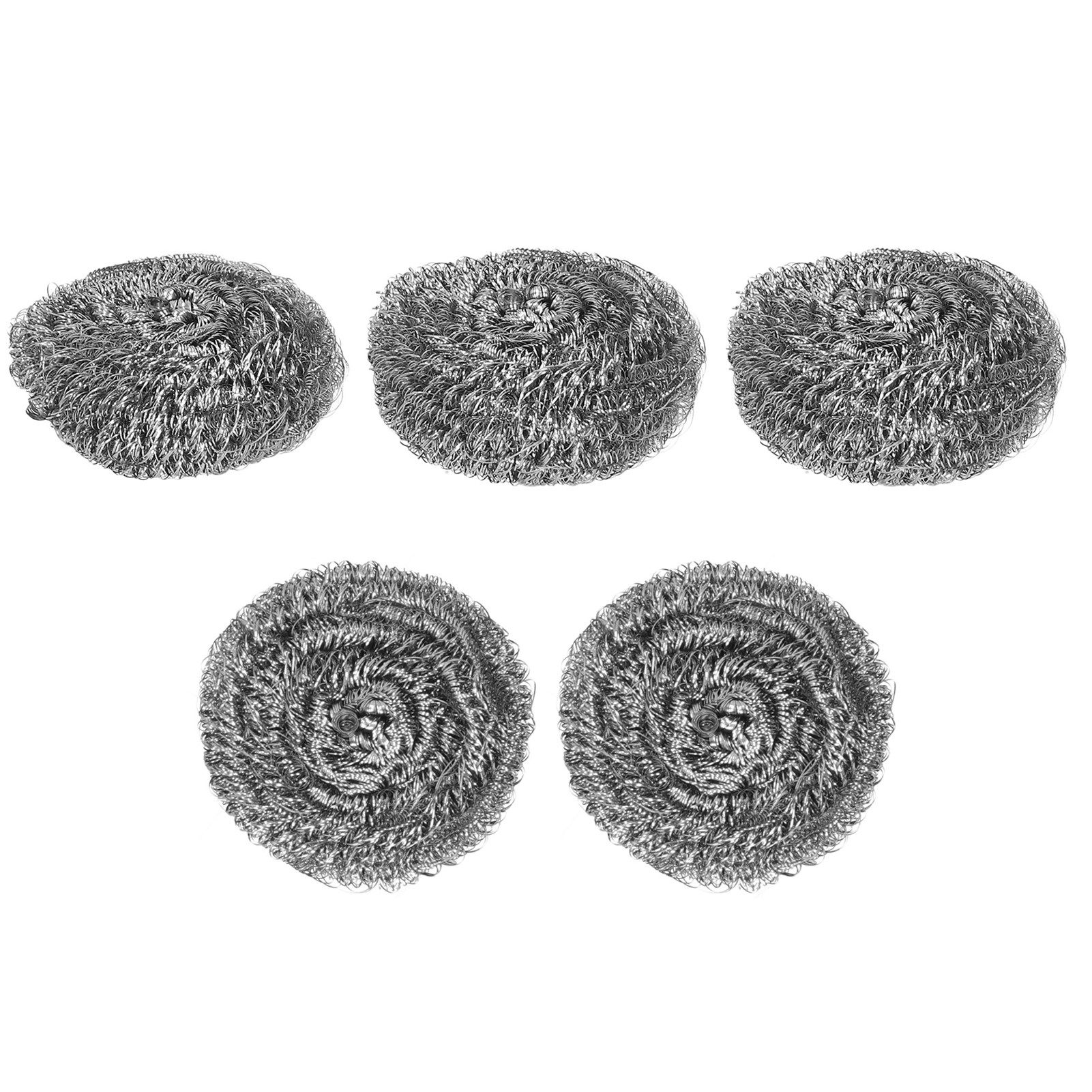 20Pcs Stainless Steel Scrubber Steel Wire Ball Dish Bowl Pot Scouring Brush view 8