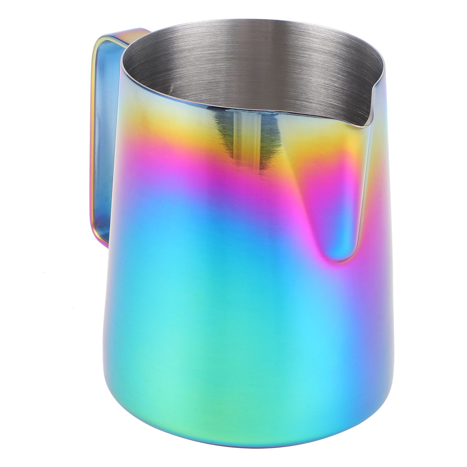 350ml Coffee Pitcher Latte Art Making Cup Colorful Milk Frothing Pitcher with view 3
