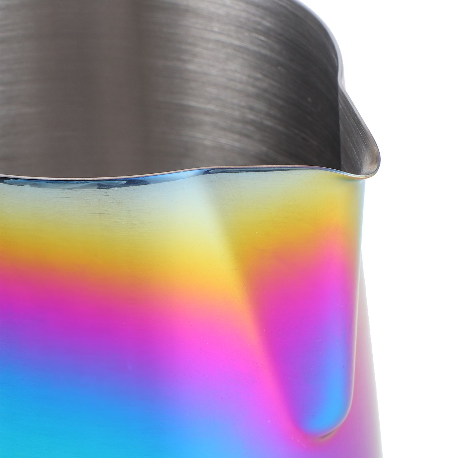 350ml Coffee Pitcher Latte Art Making Cup Colorful Milk Frothing Pitcher with view 12