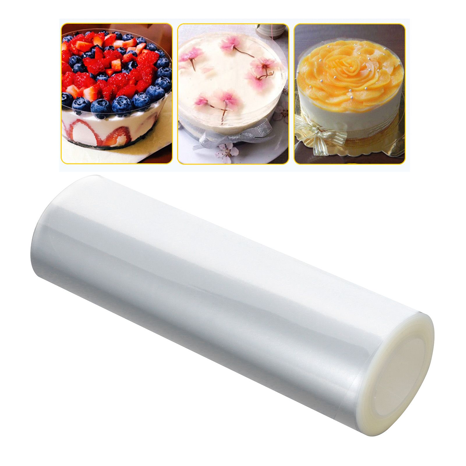 0.1mm Thickness 15cmx10m Disposable Mousse Film Cake Edge Collar Kitchen view 9