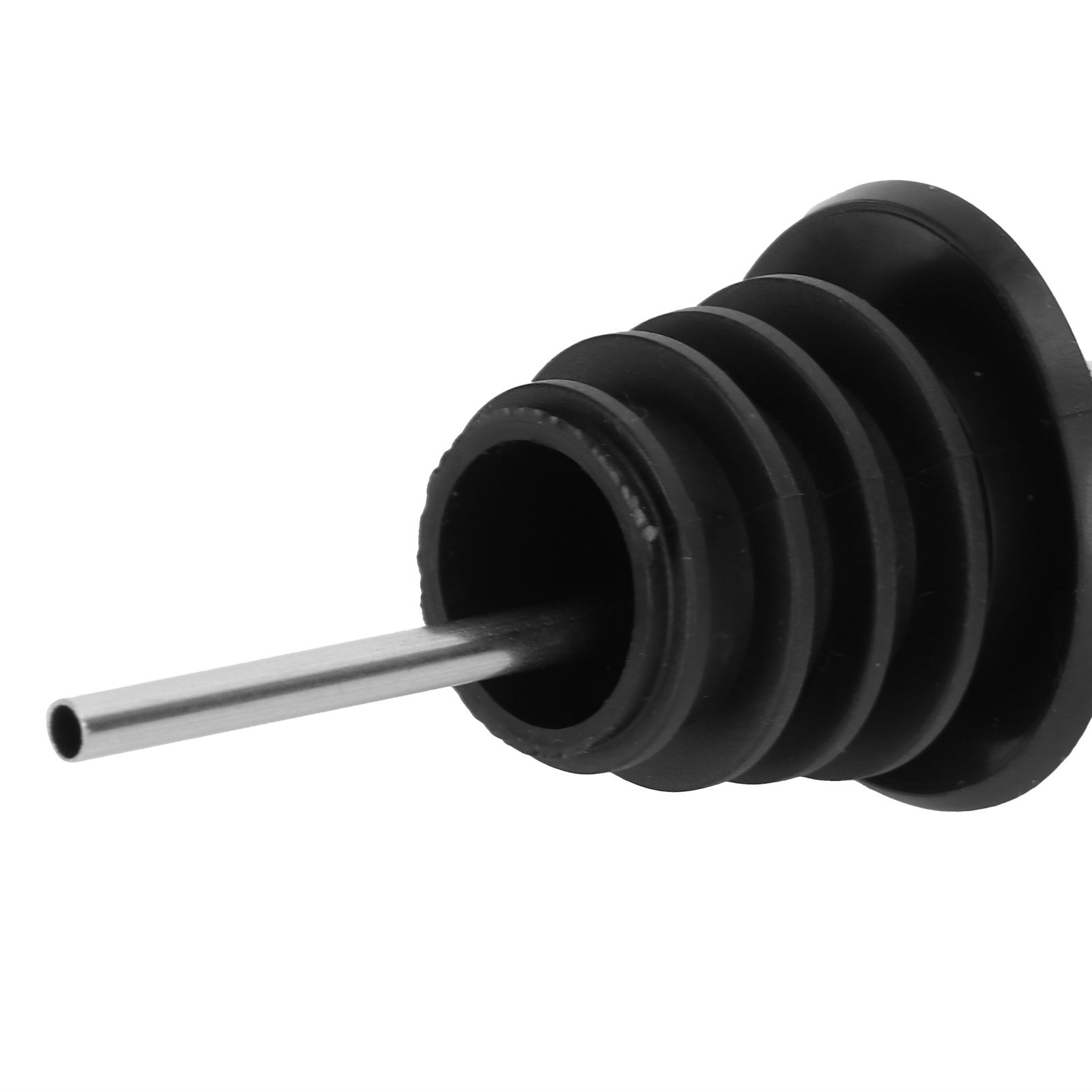 Stainless Steel Pourer Silicone Classic Bottle Pour Liquor Dust Cap Brush Wine view 11