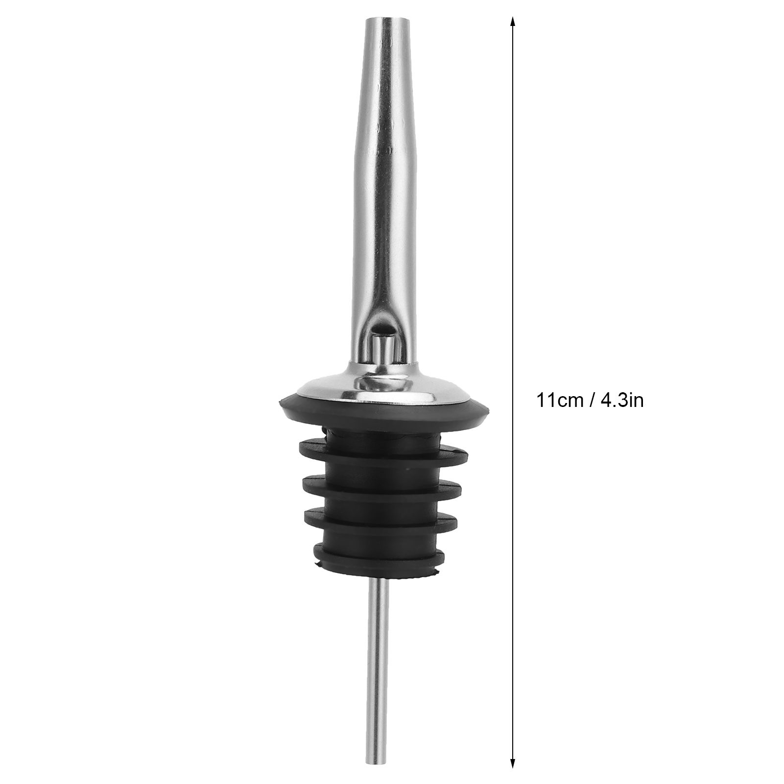 Wine Pourer Bottle Dispenser Spout Cone Nozzle W/Silicone Dust Cap 304 view 14