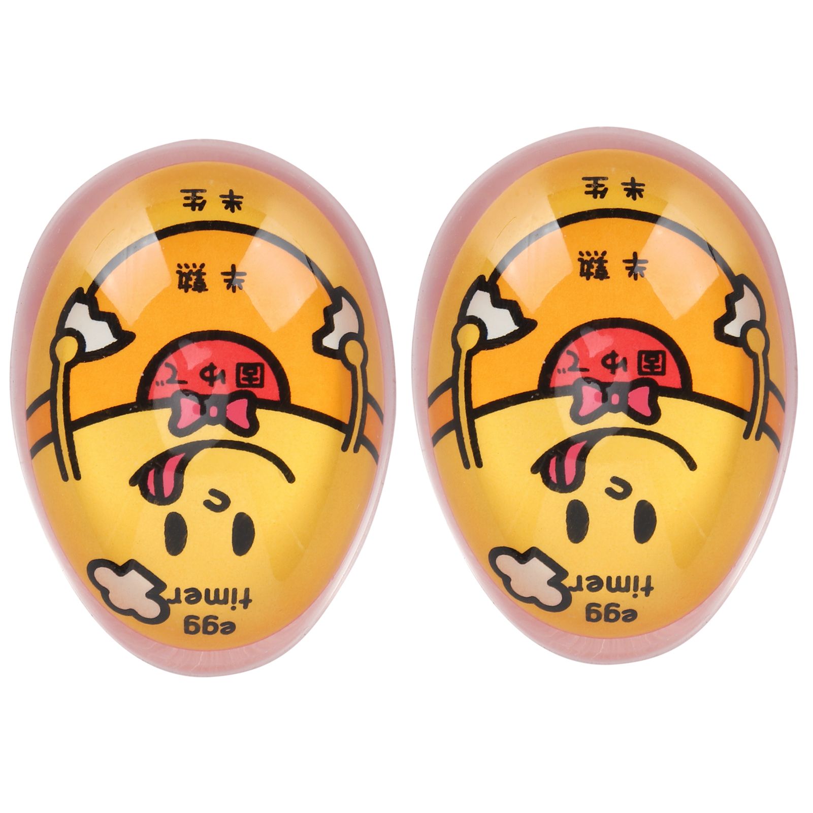 2Pcs Eggtimer Color Changing Resin Kitchen Timer for SoftBoiled Boiled Egg view 2